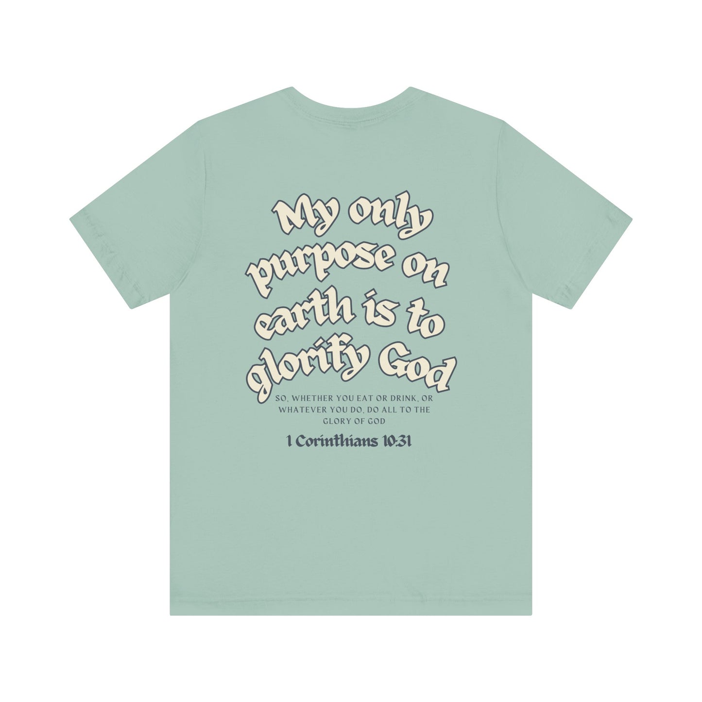 His Glory Blue/Cream Tee