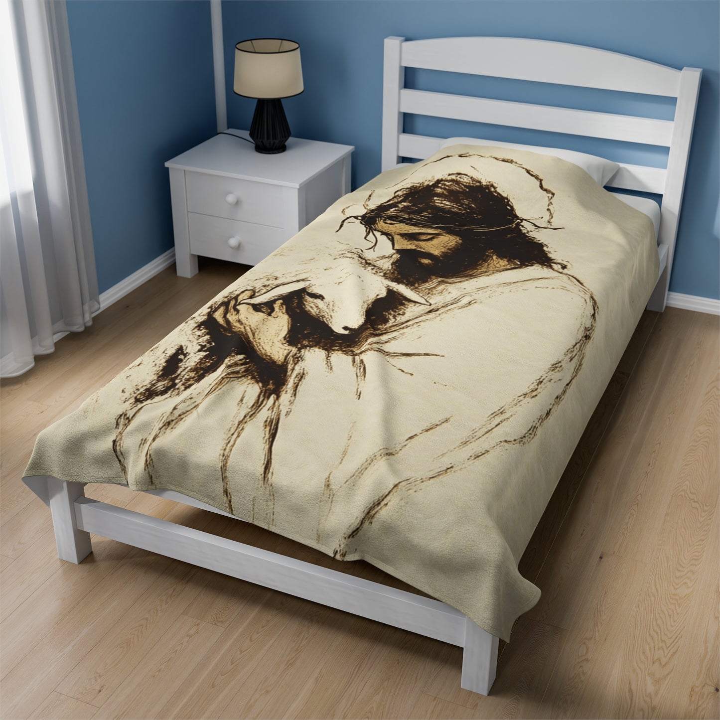 The Lord Is My Sheperd Plush Blanket