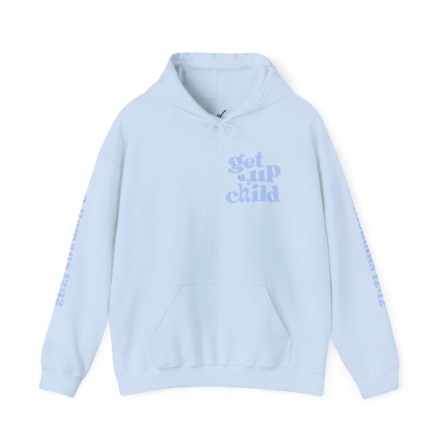 Get Up Child Light Colored Hooded Sweatshirt
