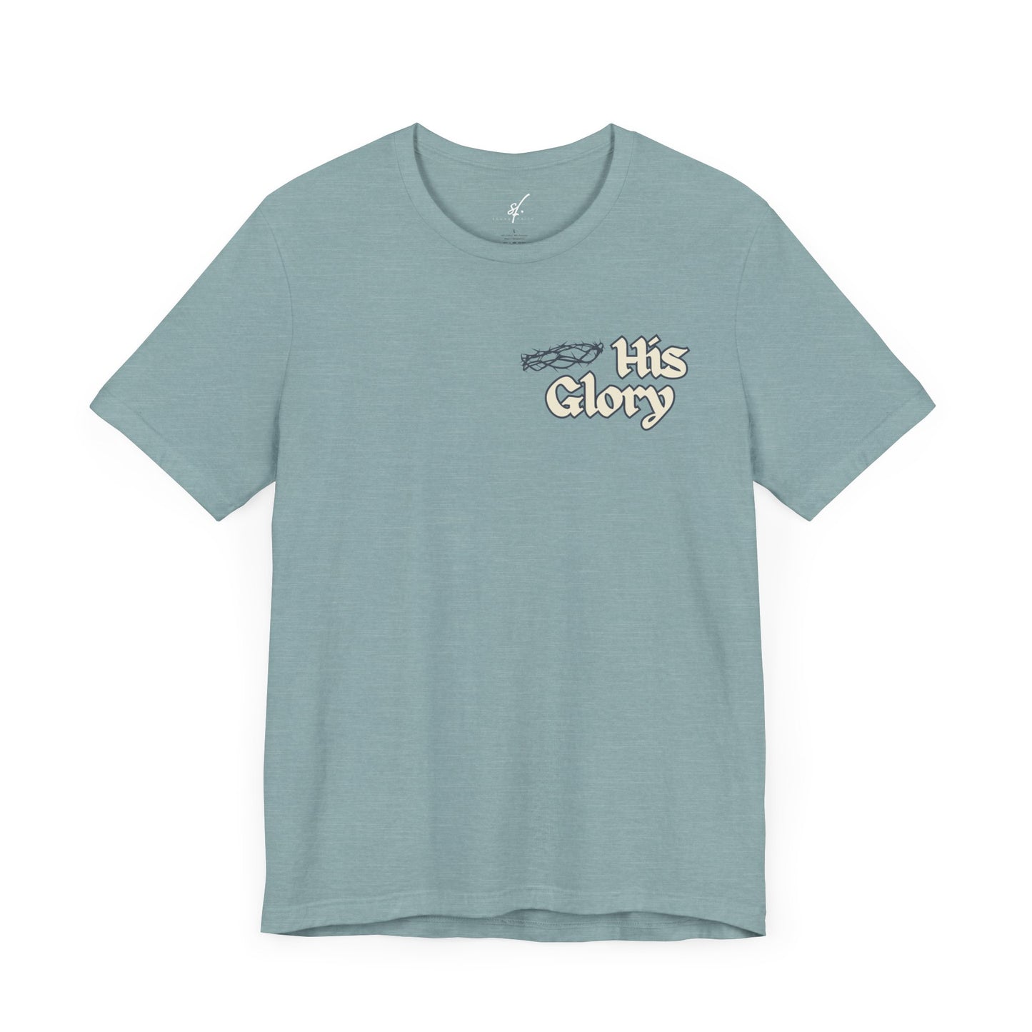 His Glory Blue/Cream Tee