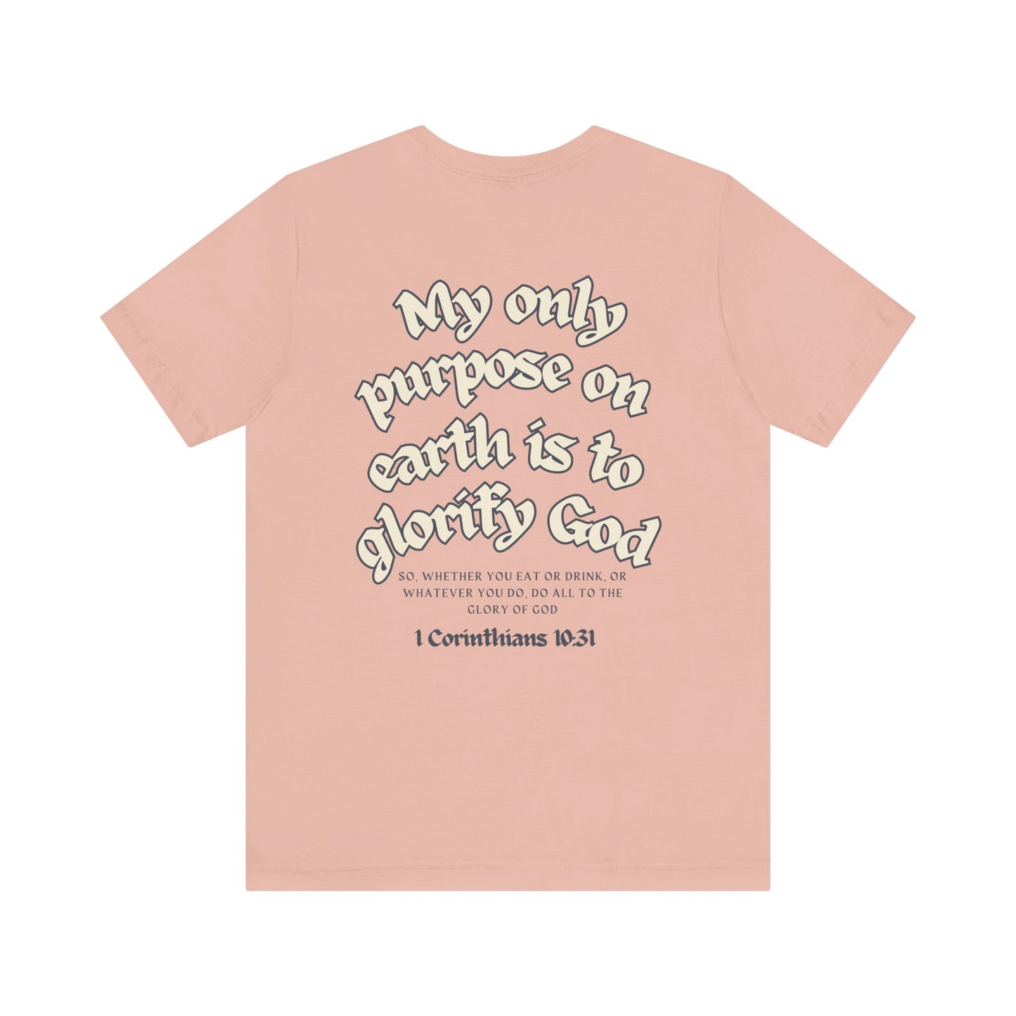 His Glory Blue/Cream Tee