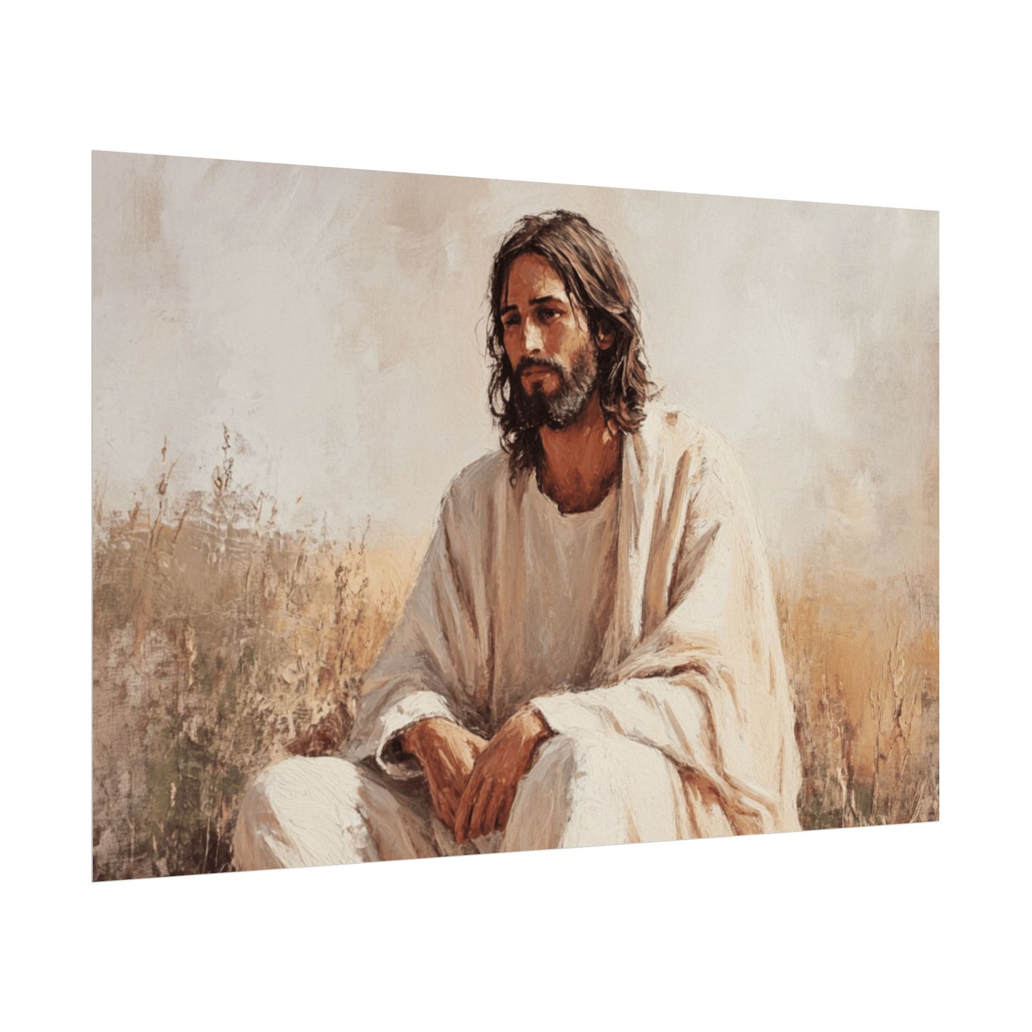 What A Friend We Have In Jesus Textured Watercolor Matte Poster