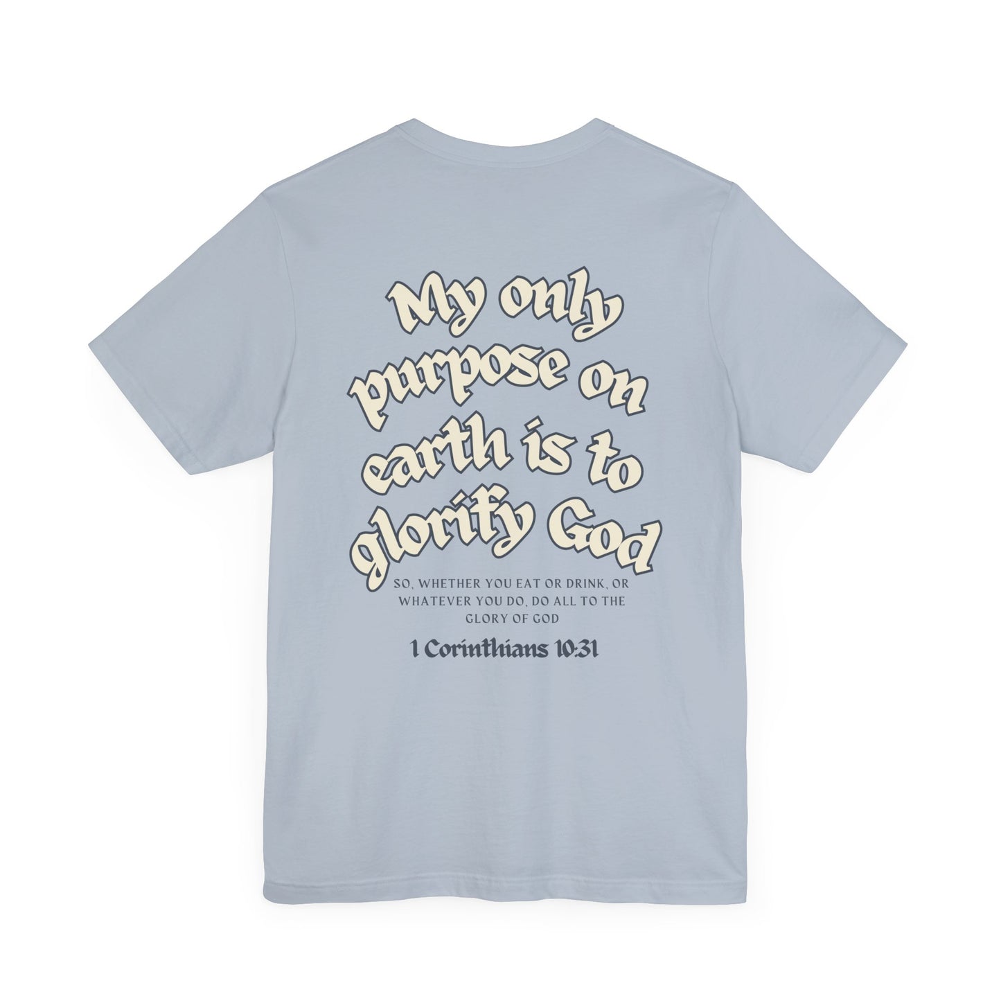 His Glory Blue/Cream Tee