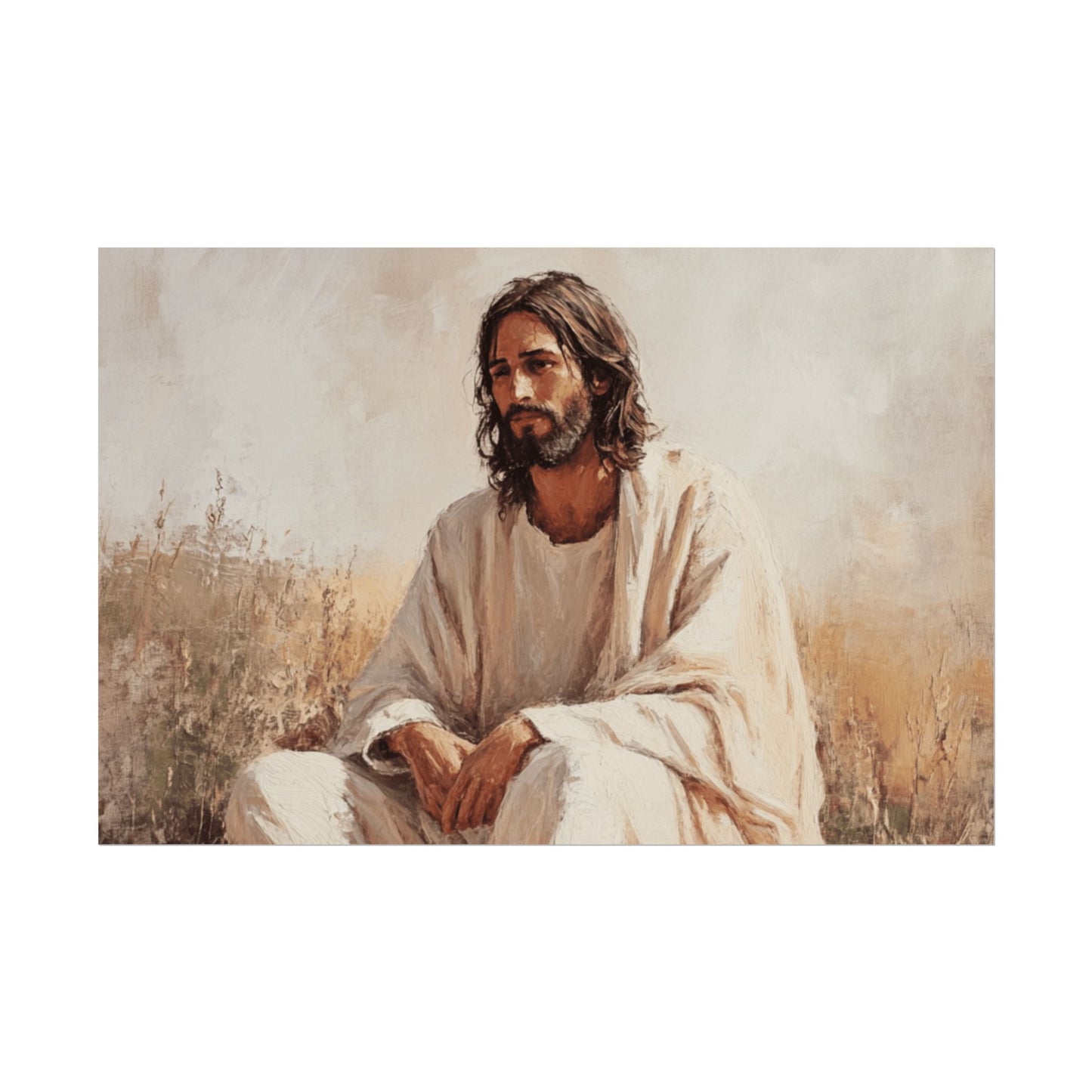 What A Friend We Have In Jesus Textured Watercolor Matte Poster