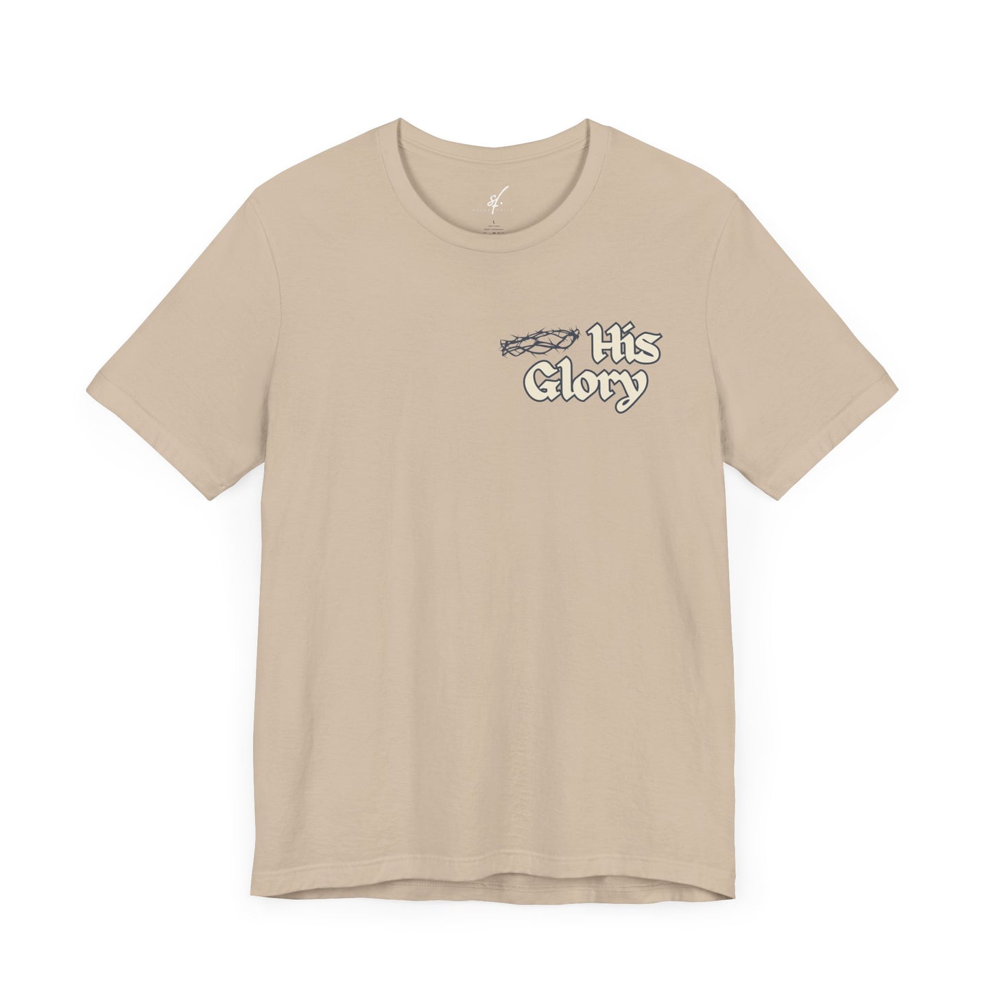 His Glory Blue/Cream Tee
