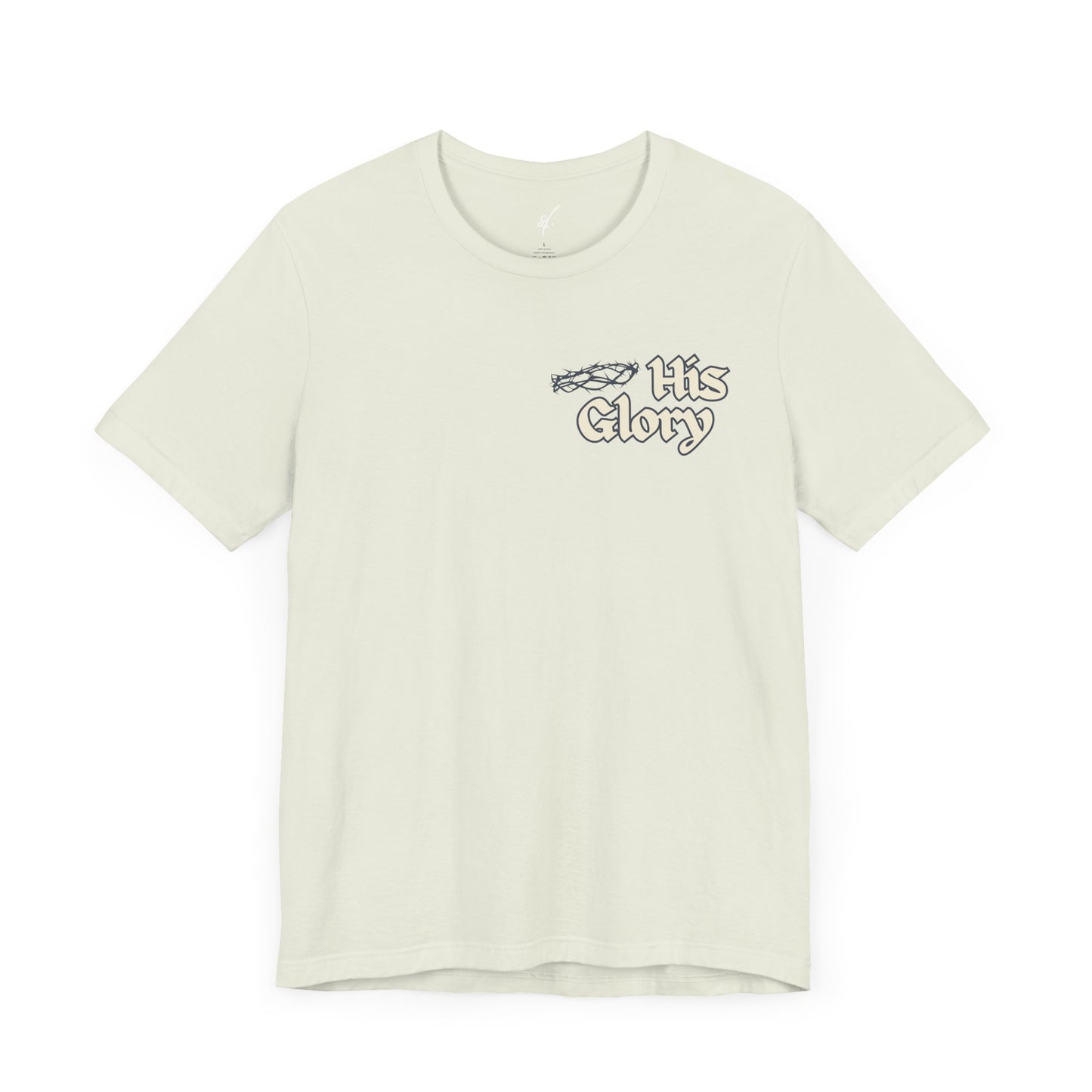 His Glory Blue/Cream Tee