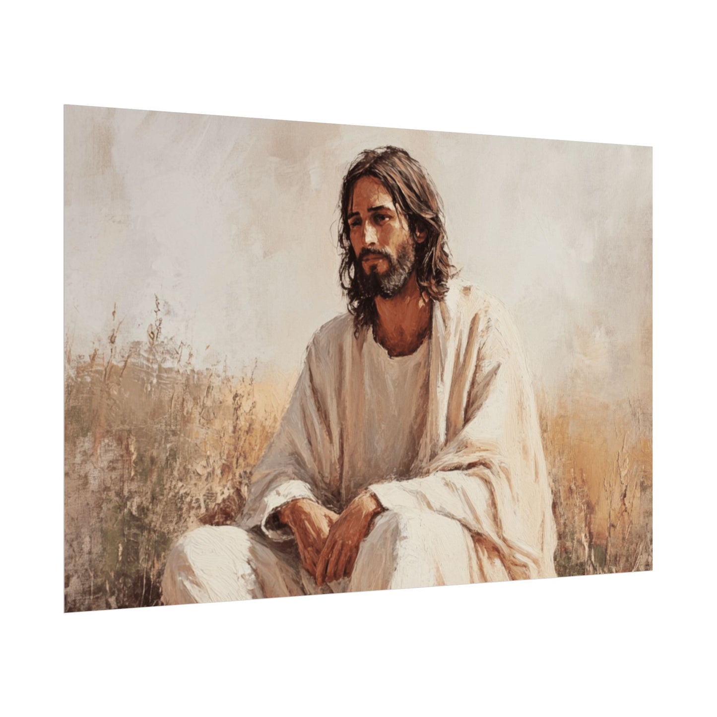 What A Friend We Have In Jesus Textured Watercolor Matte Poster