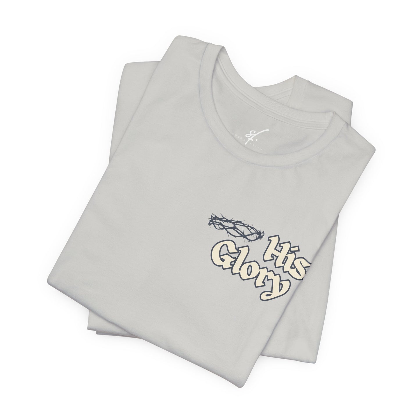 His Glory Blue/Cream Tee