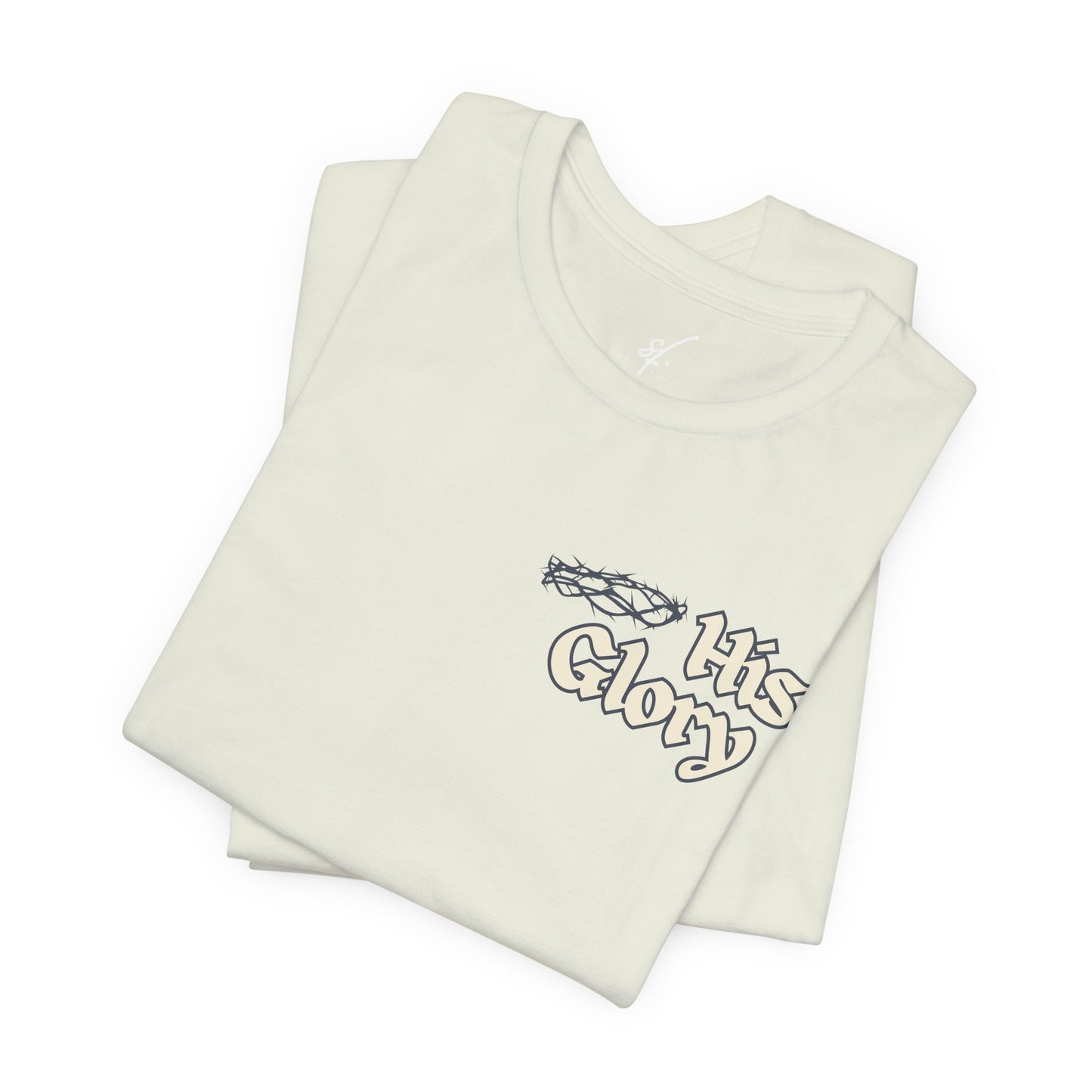 His Glory Blue/Cream Tee