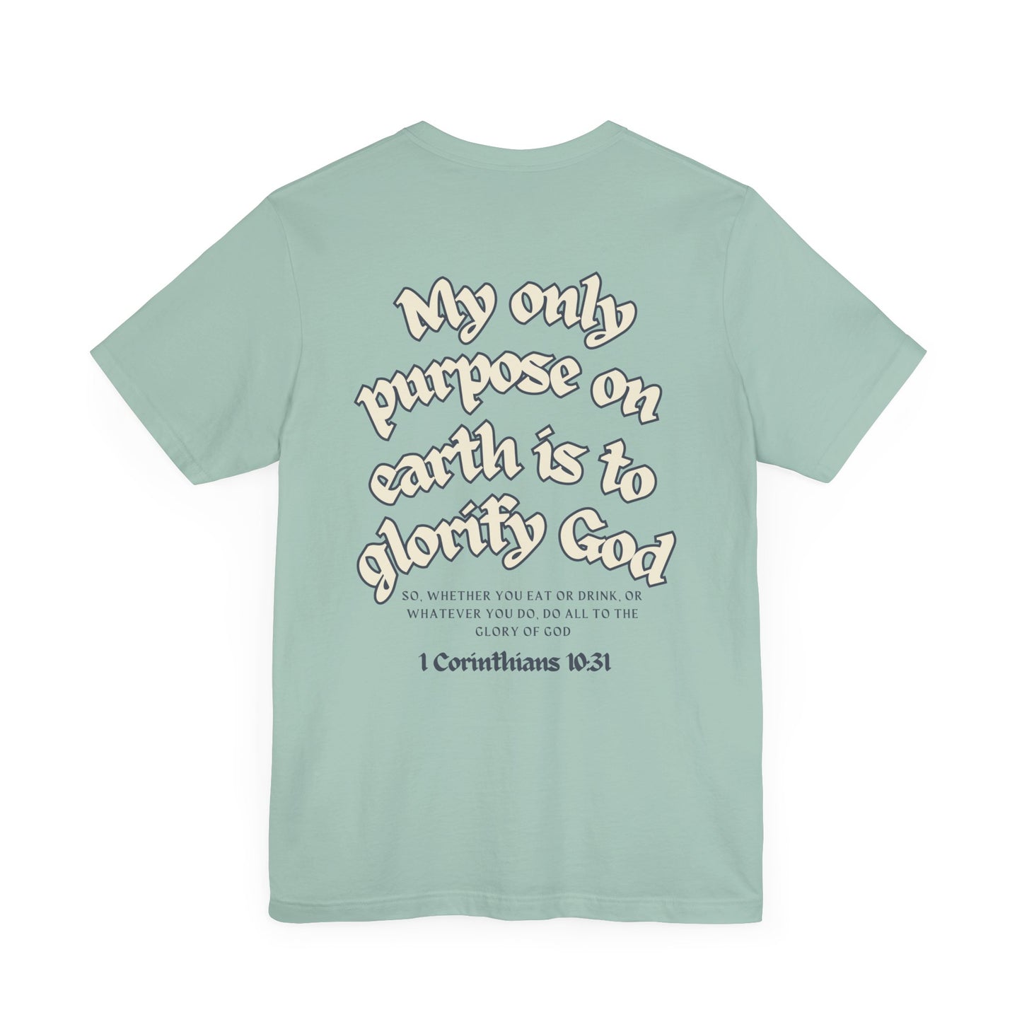 His Glory Blue/Cream Tee