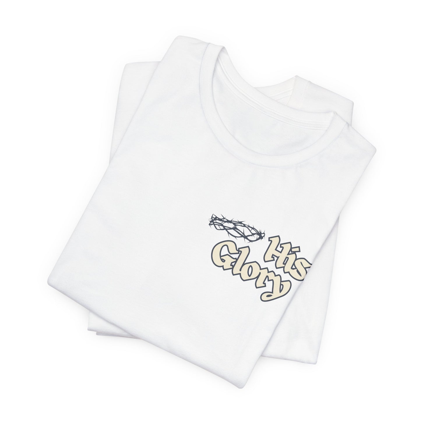 His Glory Blue/Cream Tee