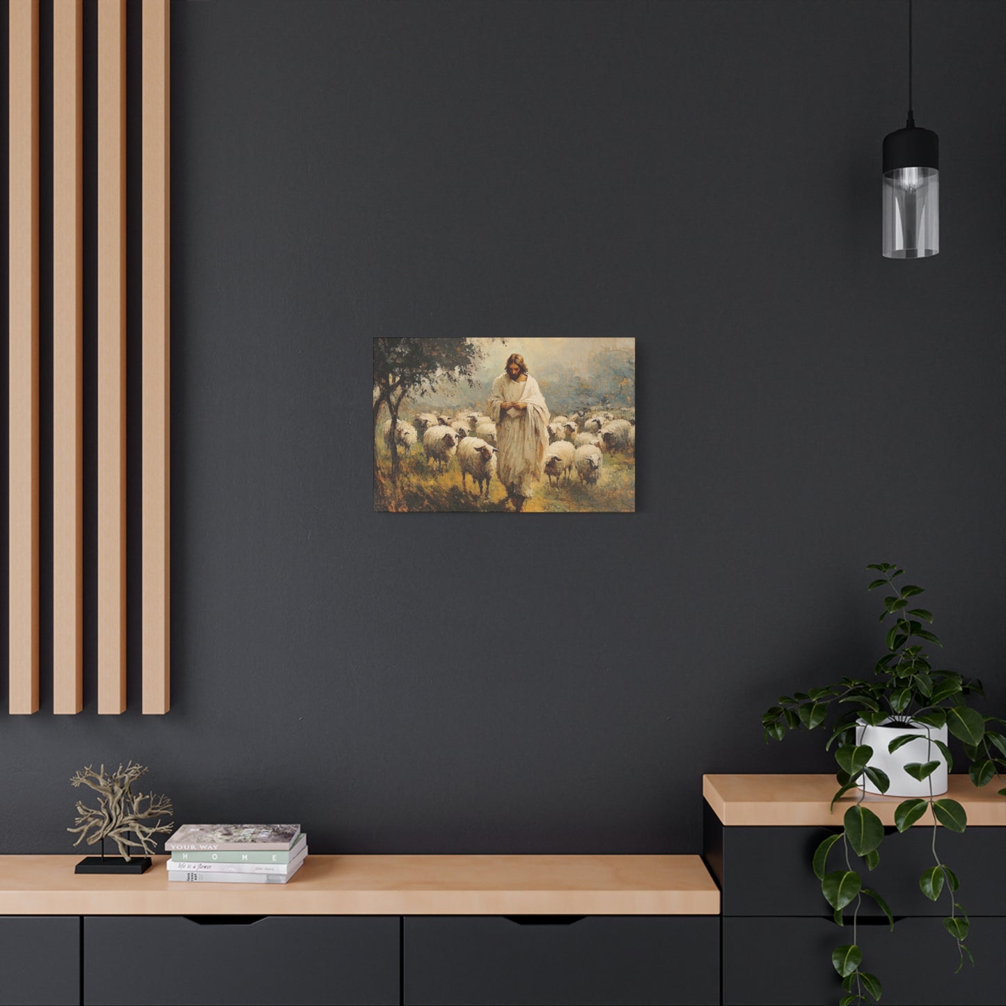 He Is Our Shepered Matte Canvas