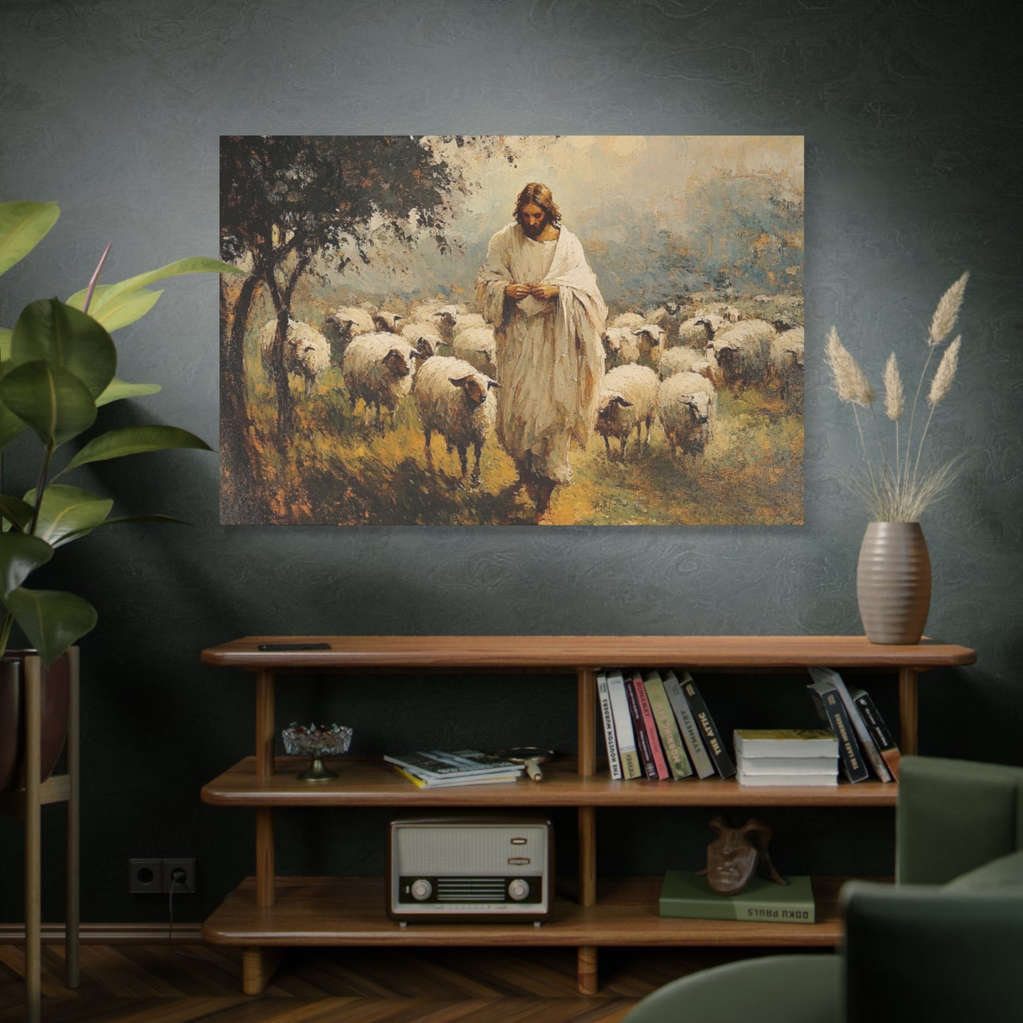 He Is Our Shepered Matte Canvas