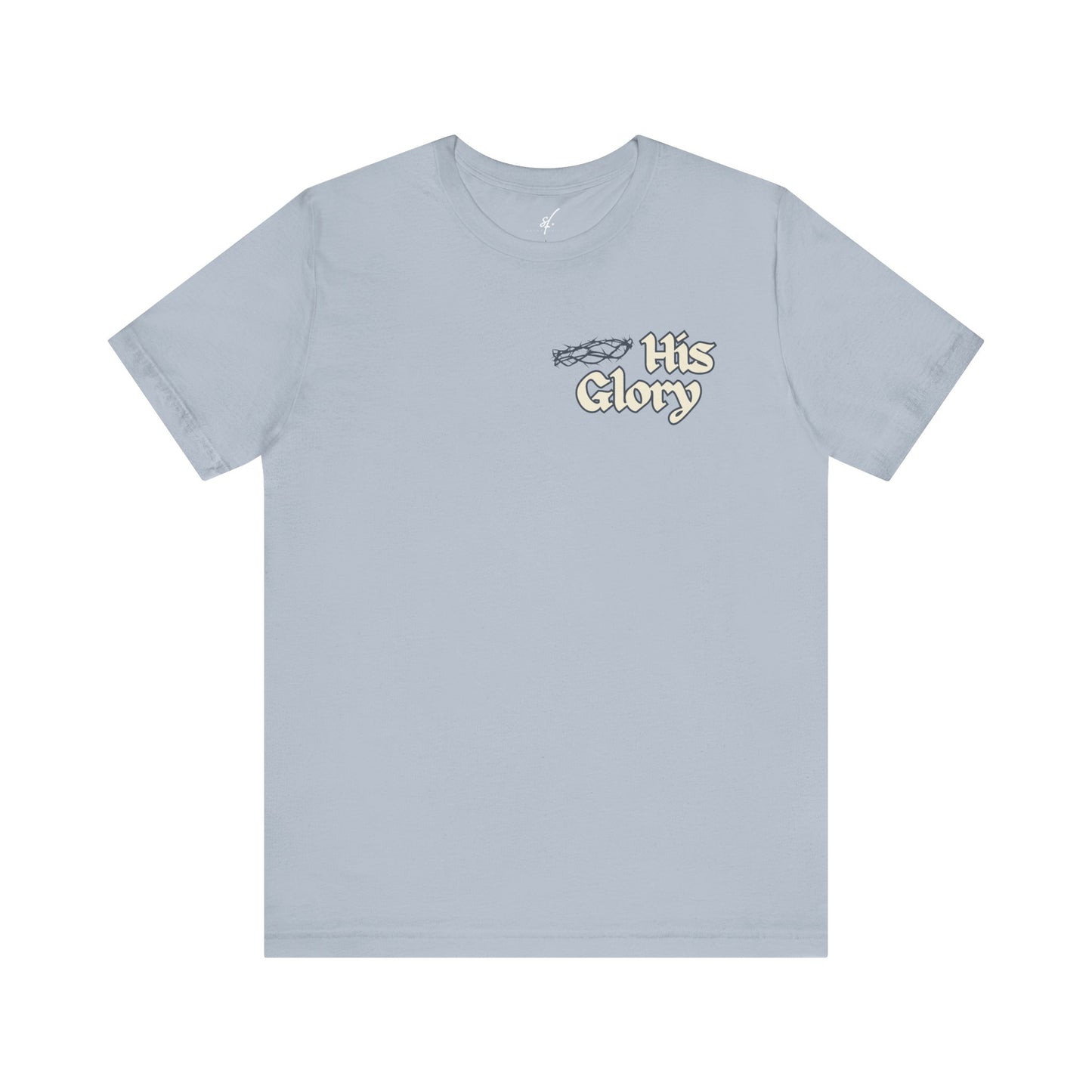 His Glory Blue/Cream Tee