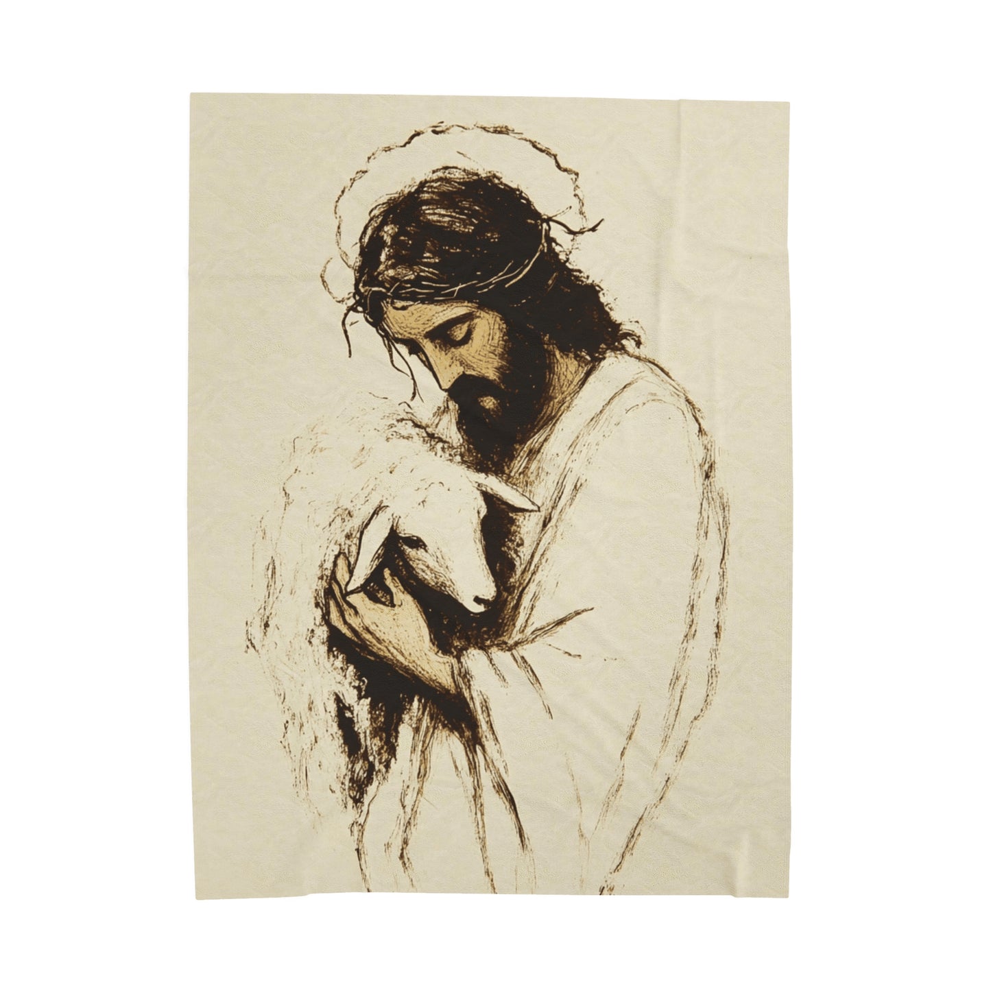 The Lord Is My Sheperd Plush Blanket