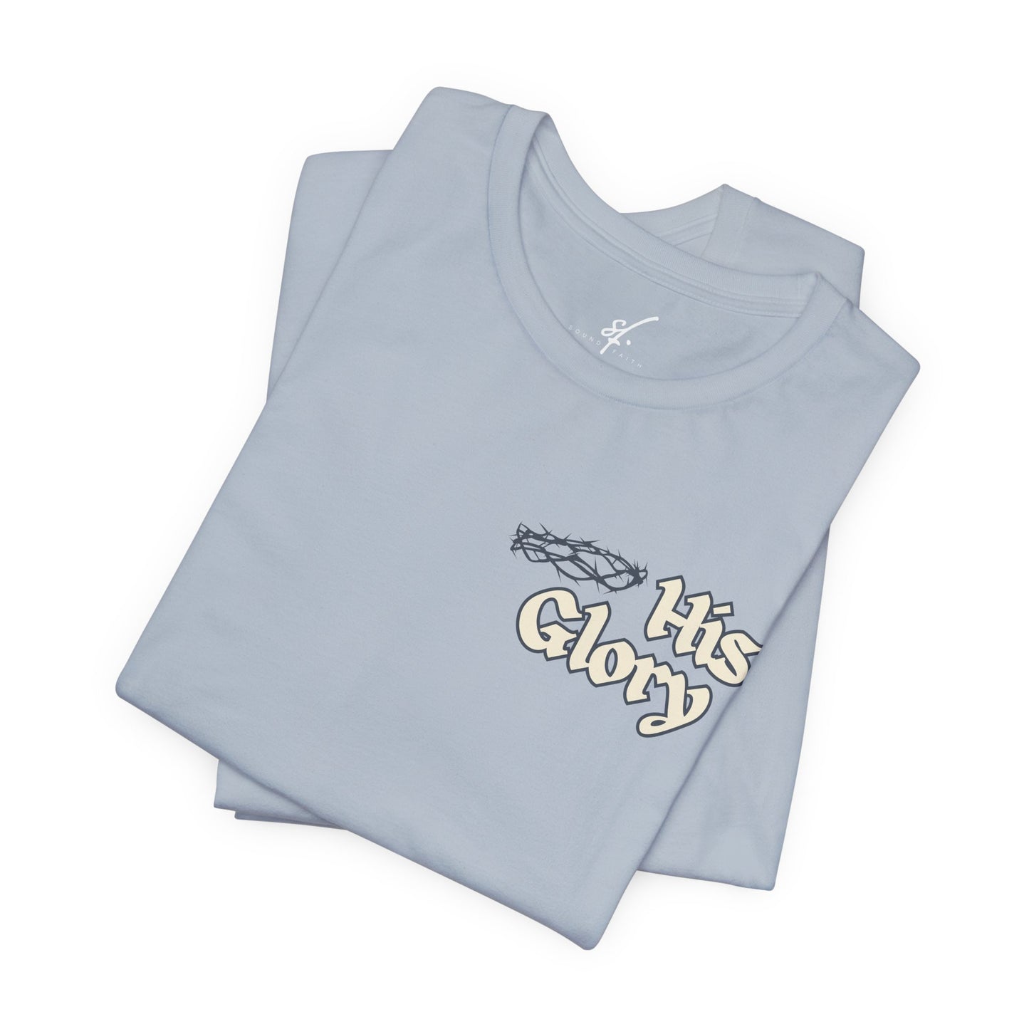 His Glory Blue/Cream Tee