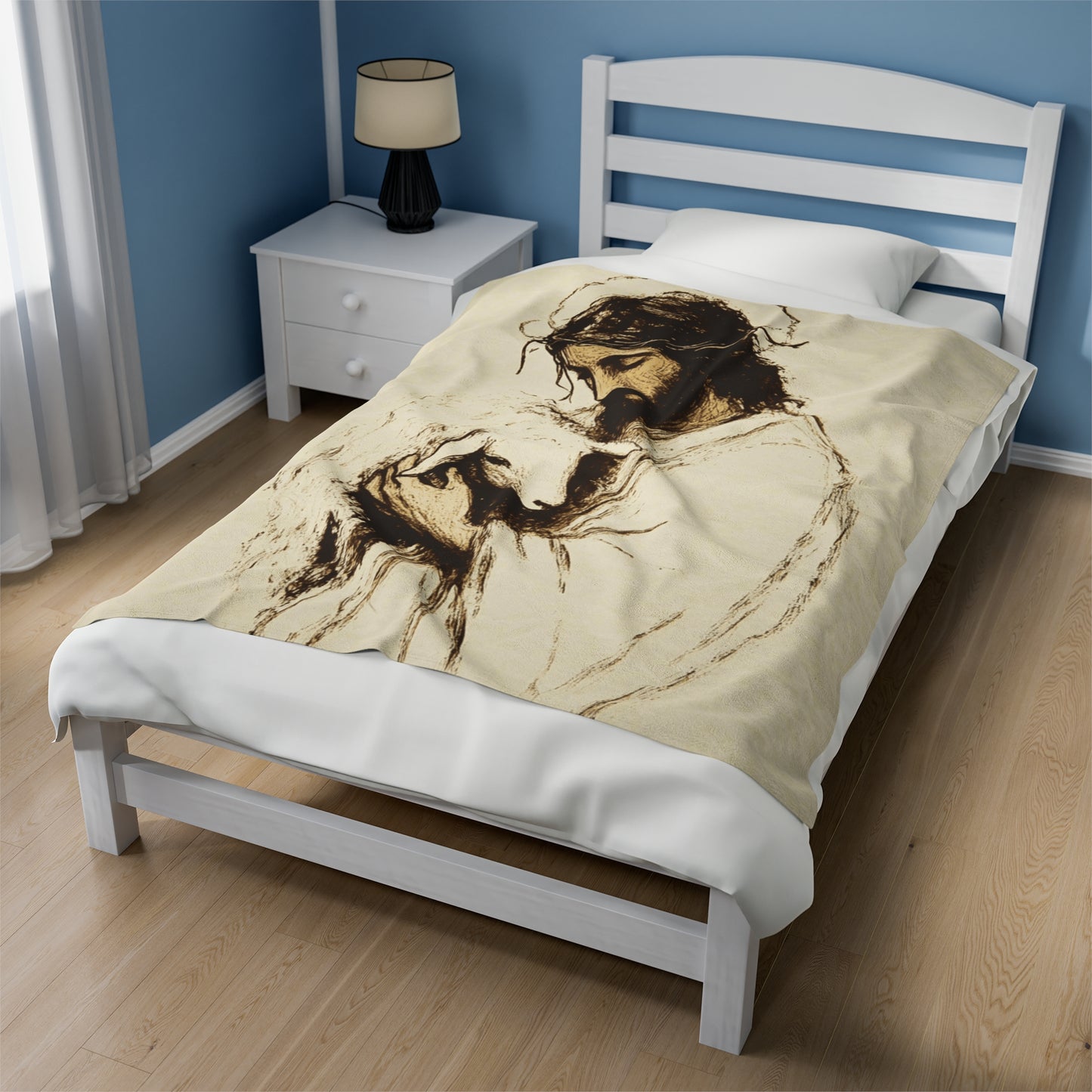 The Lord Is My Sheperd Plush Blanket