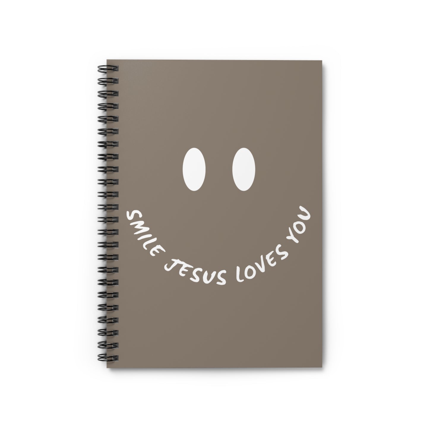 Smile Jesus Loves You Spiral Notebook - Ruled Line