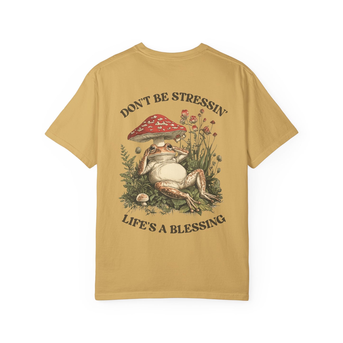 Don't Be Stressin Life's A Blessing Vintage Frog