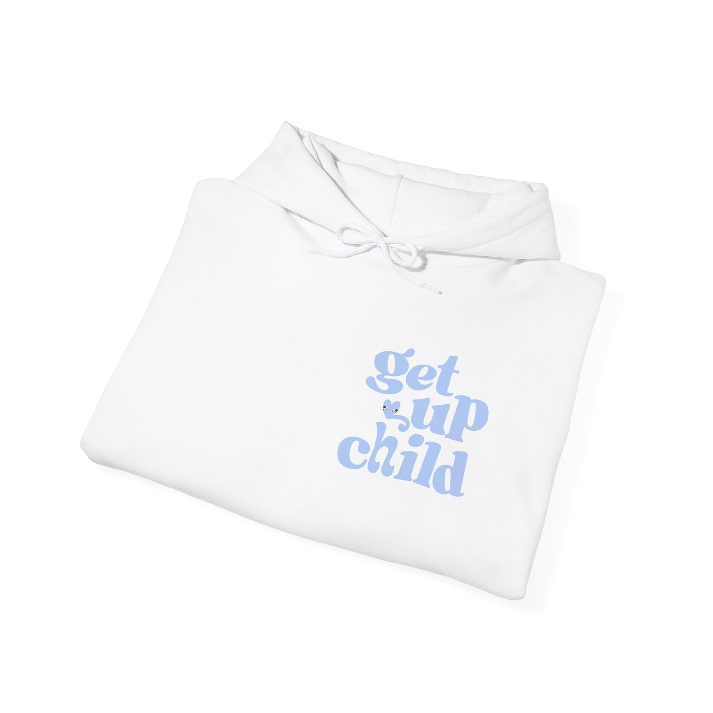Get Up Child Light Colored Hooded Sweatshirt
