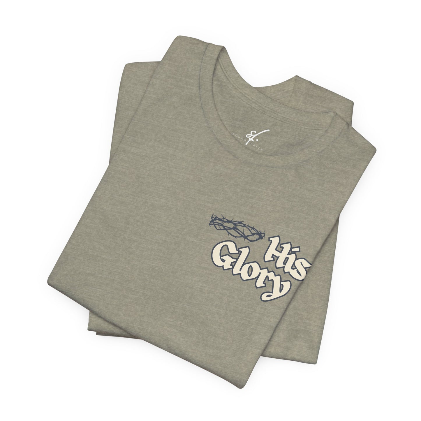 His Glory Blue/Cream Tee