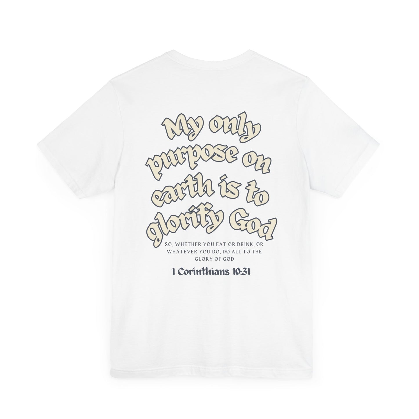 His Glory Blue/Cream Tee