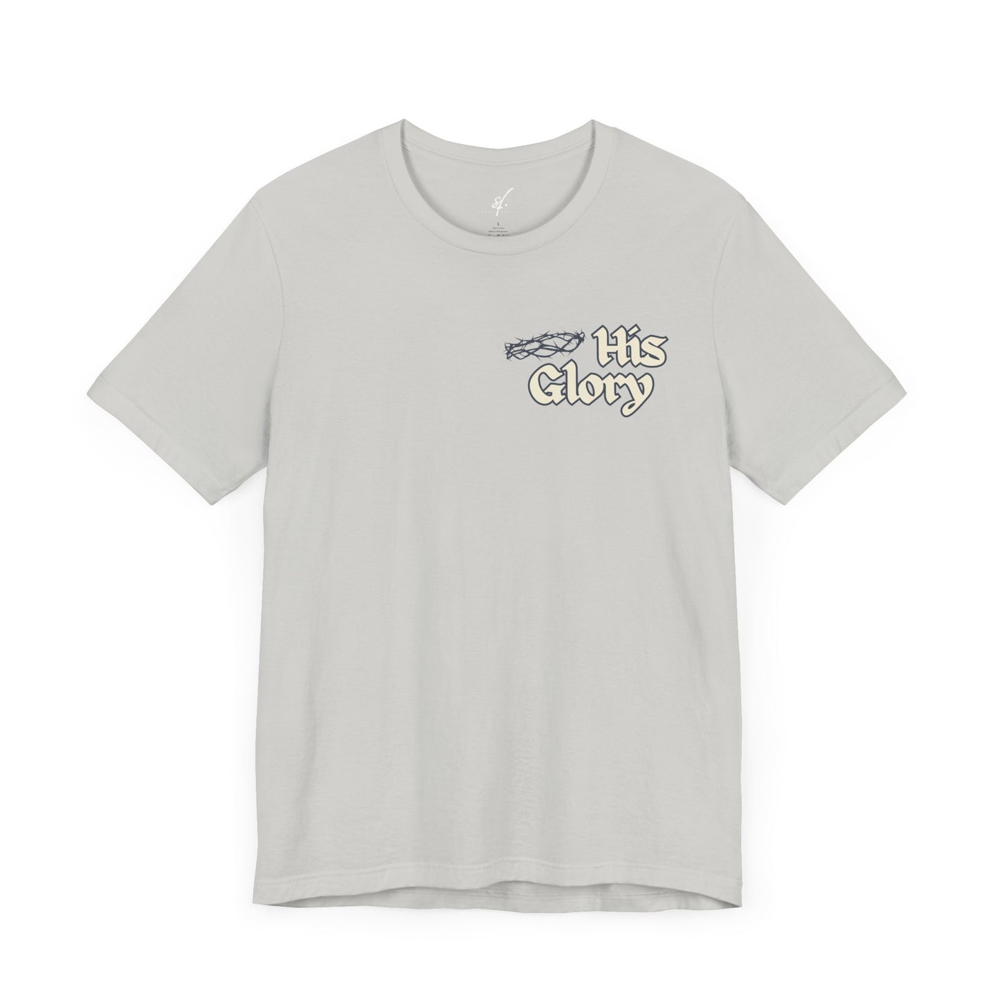 His Glory Blue/Cream Tee