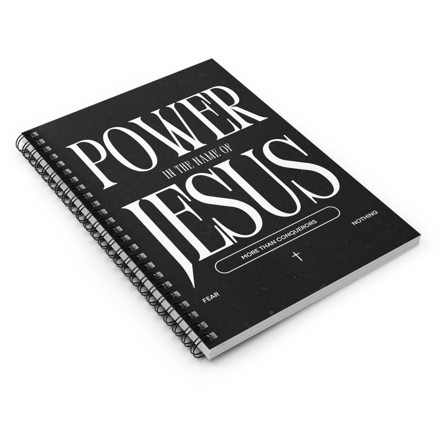 Power In The Name Of Jesus Spiral Notebook - Ruled Line