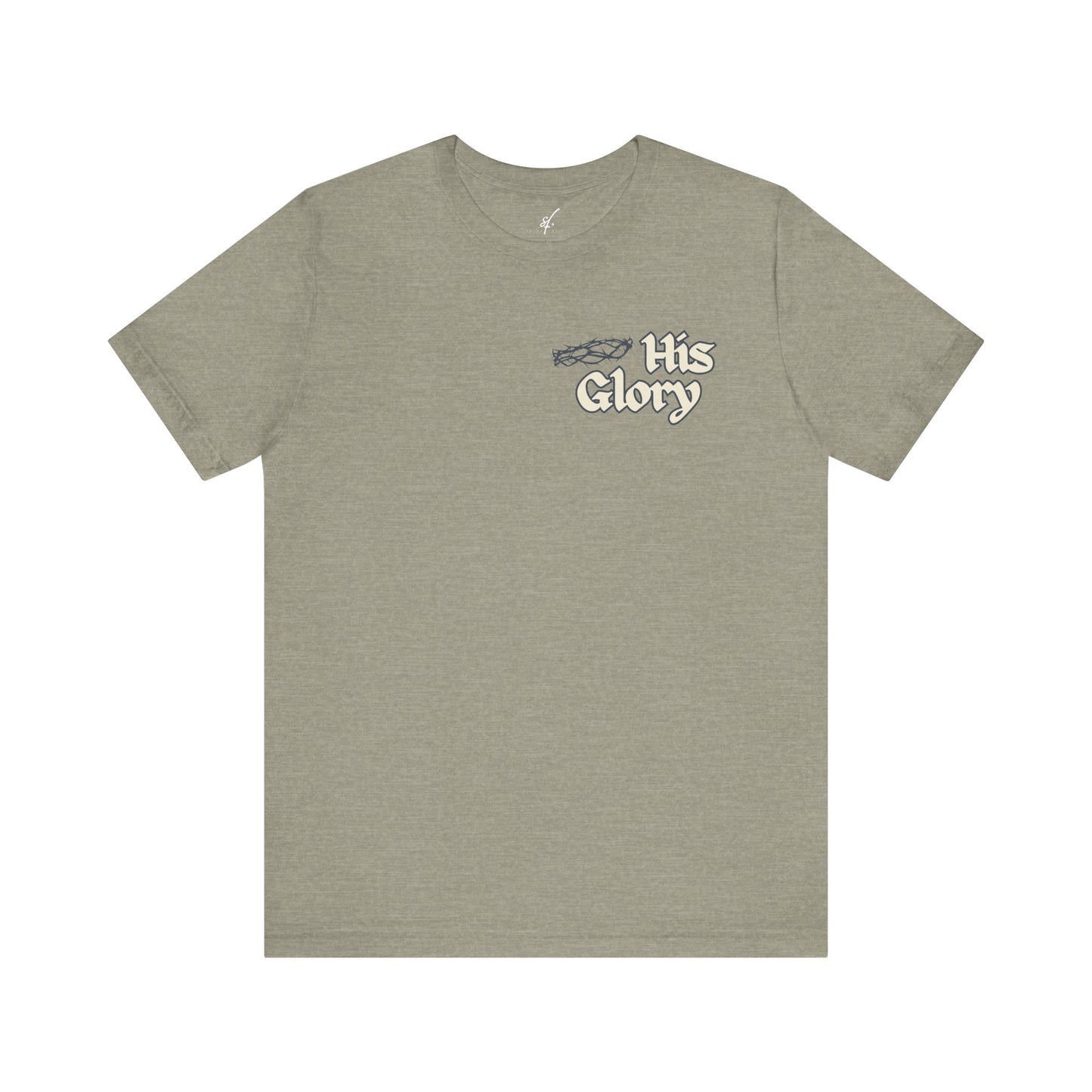 His Glory Blue/Cream Tee