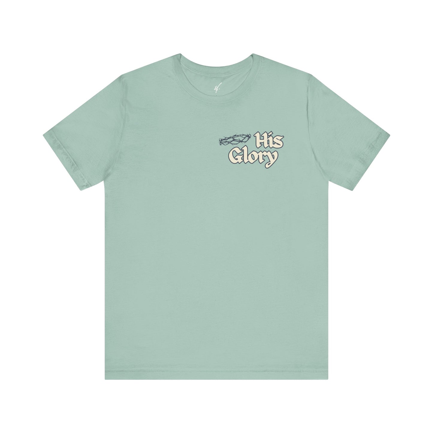 His Glory Blue/Cream Tee