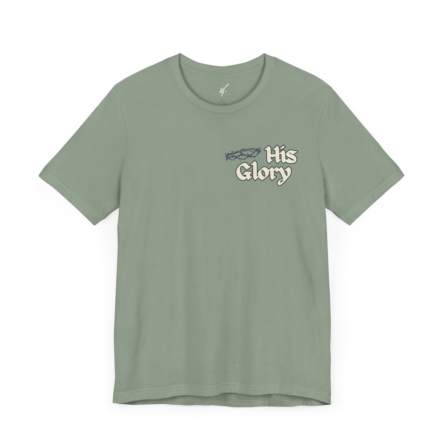 His Glory Blue/Cream Tee