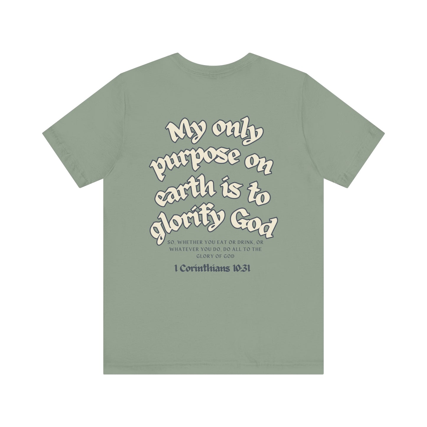 His Glory Blue/Cream Tee