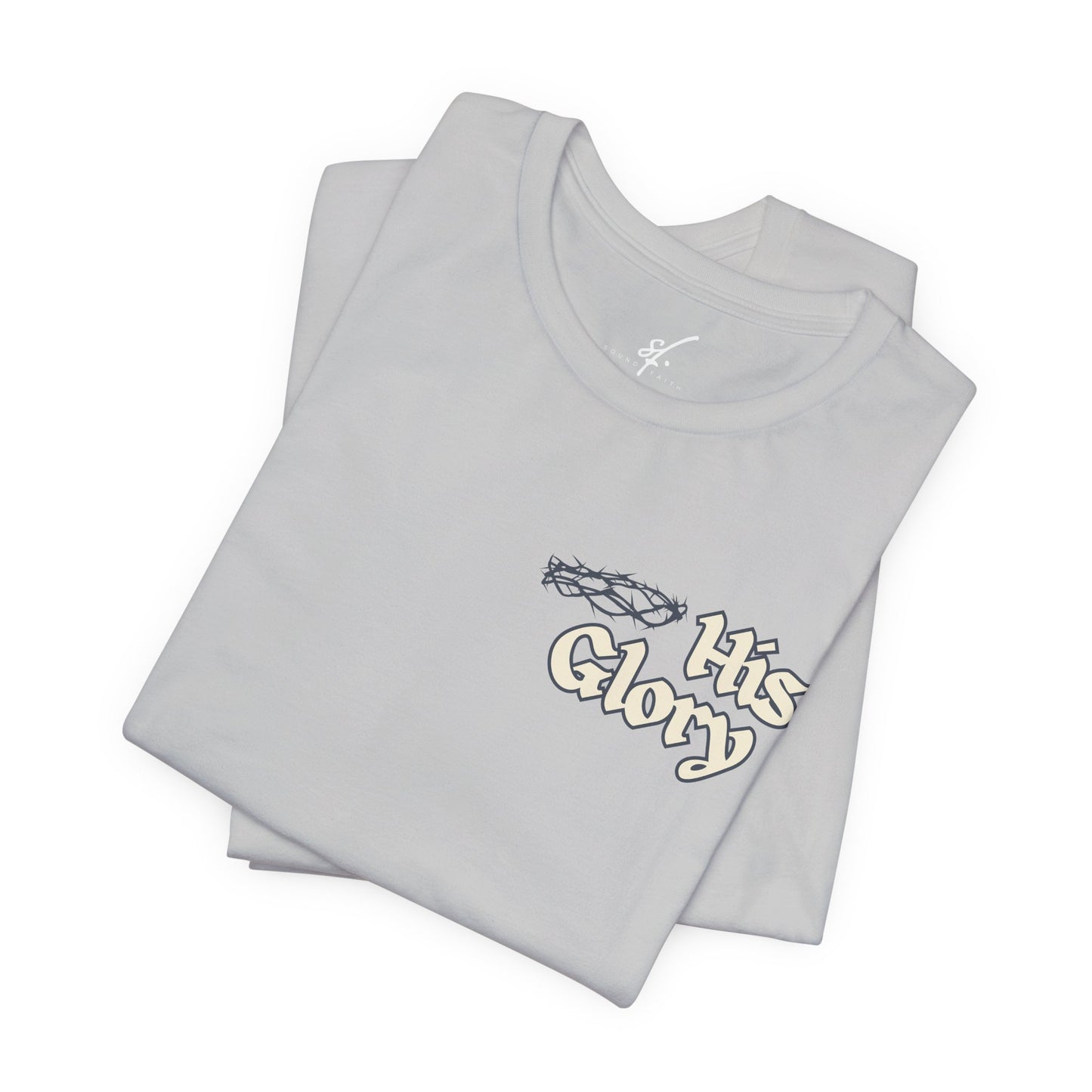 His Glory Blue/Cream Tee