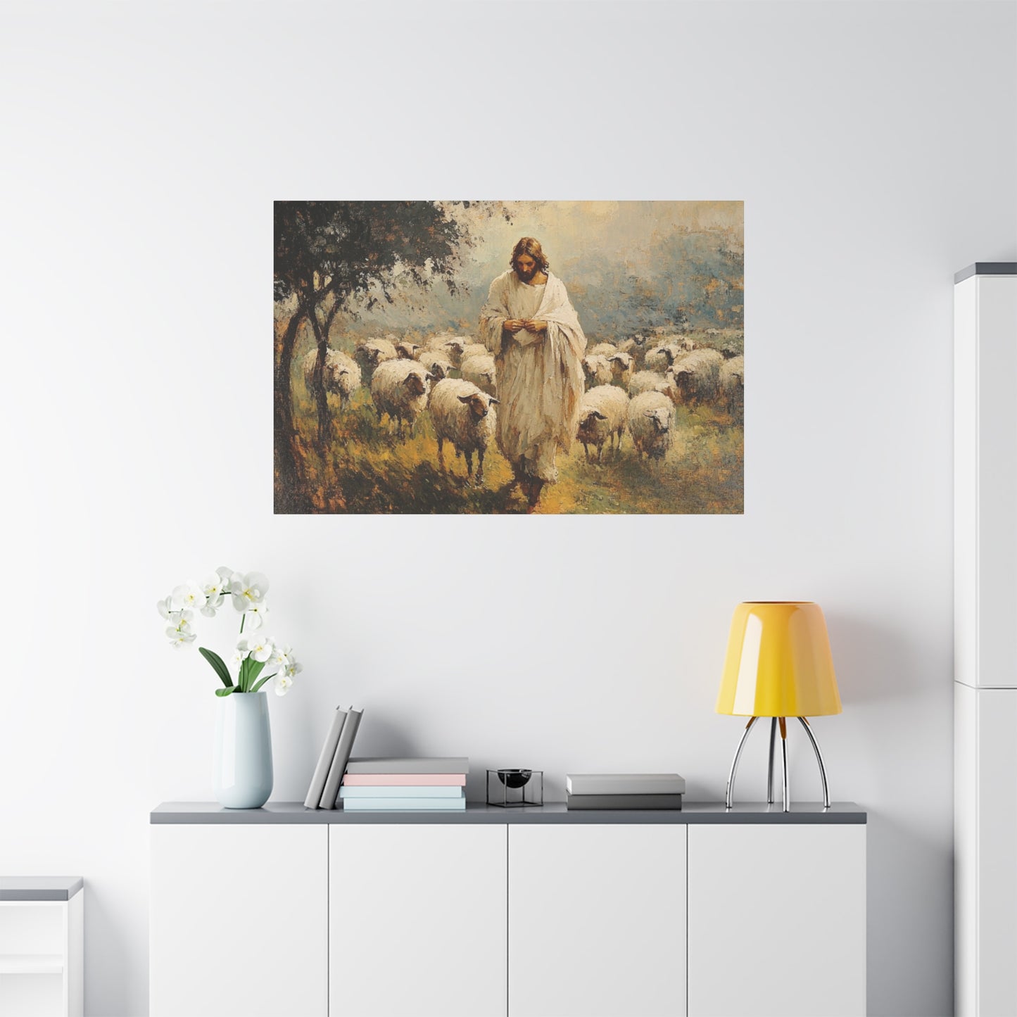 He Is Our Shepered Matte Canvas