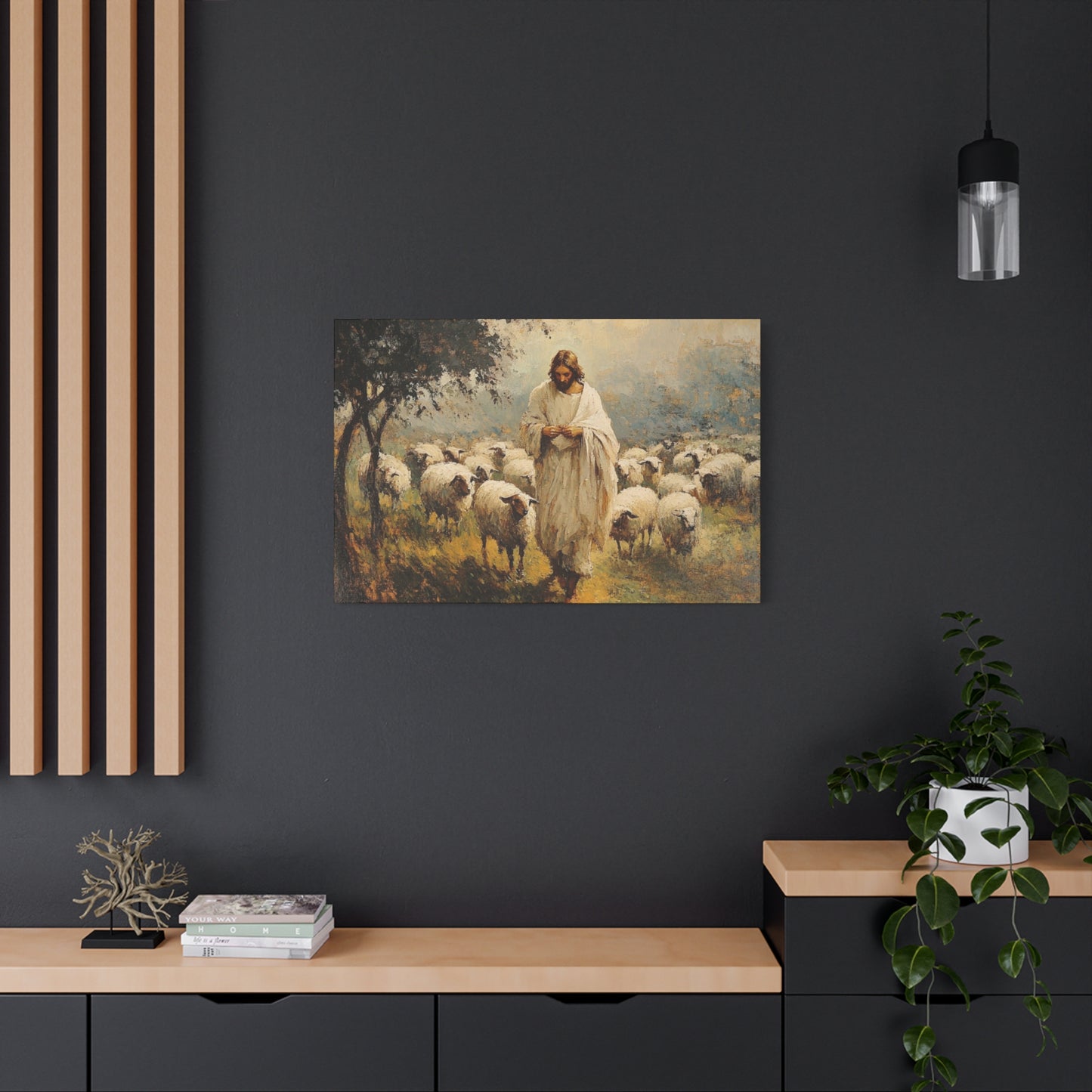 He Is Our Shepered Matte Canvas