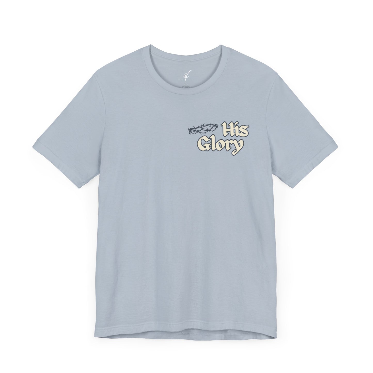 His Glory Blue/Cream Tee