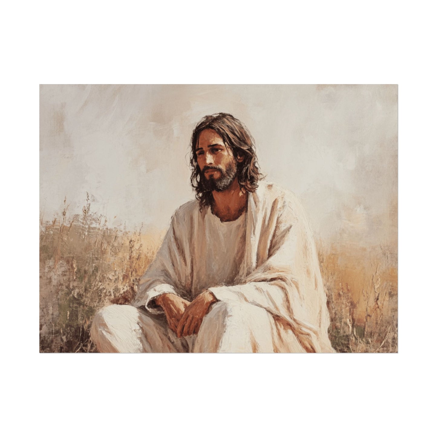 What A Friend We Have In Jesus Textured Watercolor Matte Poster