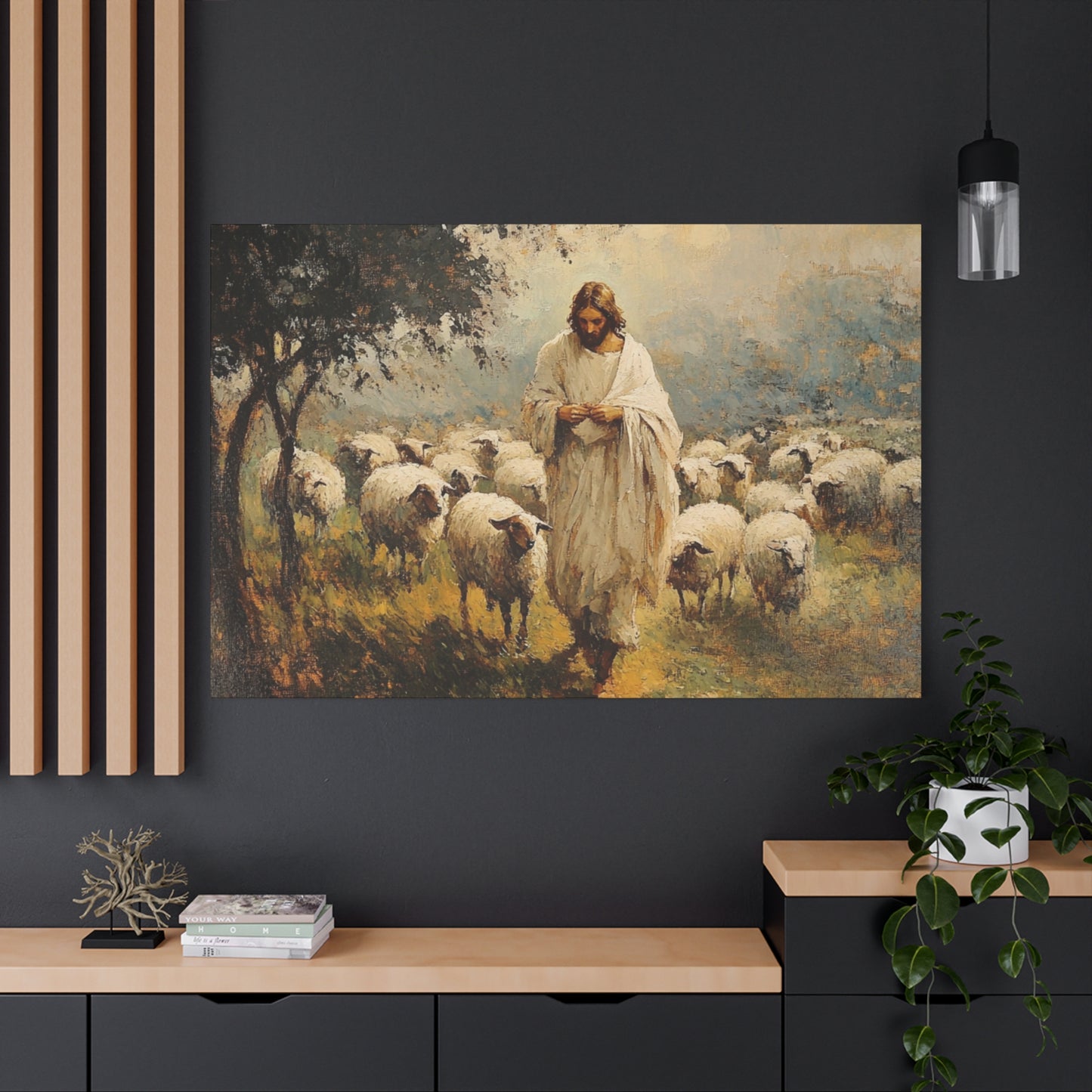 He Is Our Shepered Matte Canvas