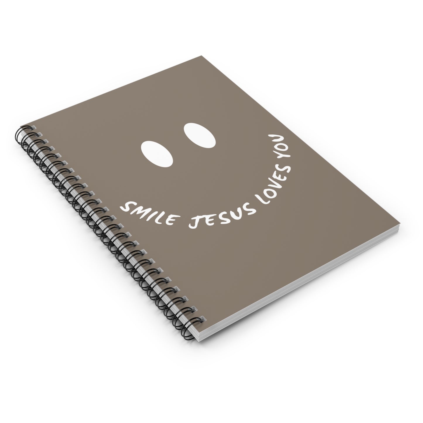 Smile Jesus Loves You Spiral Notebook - Ruled Line