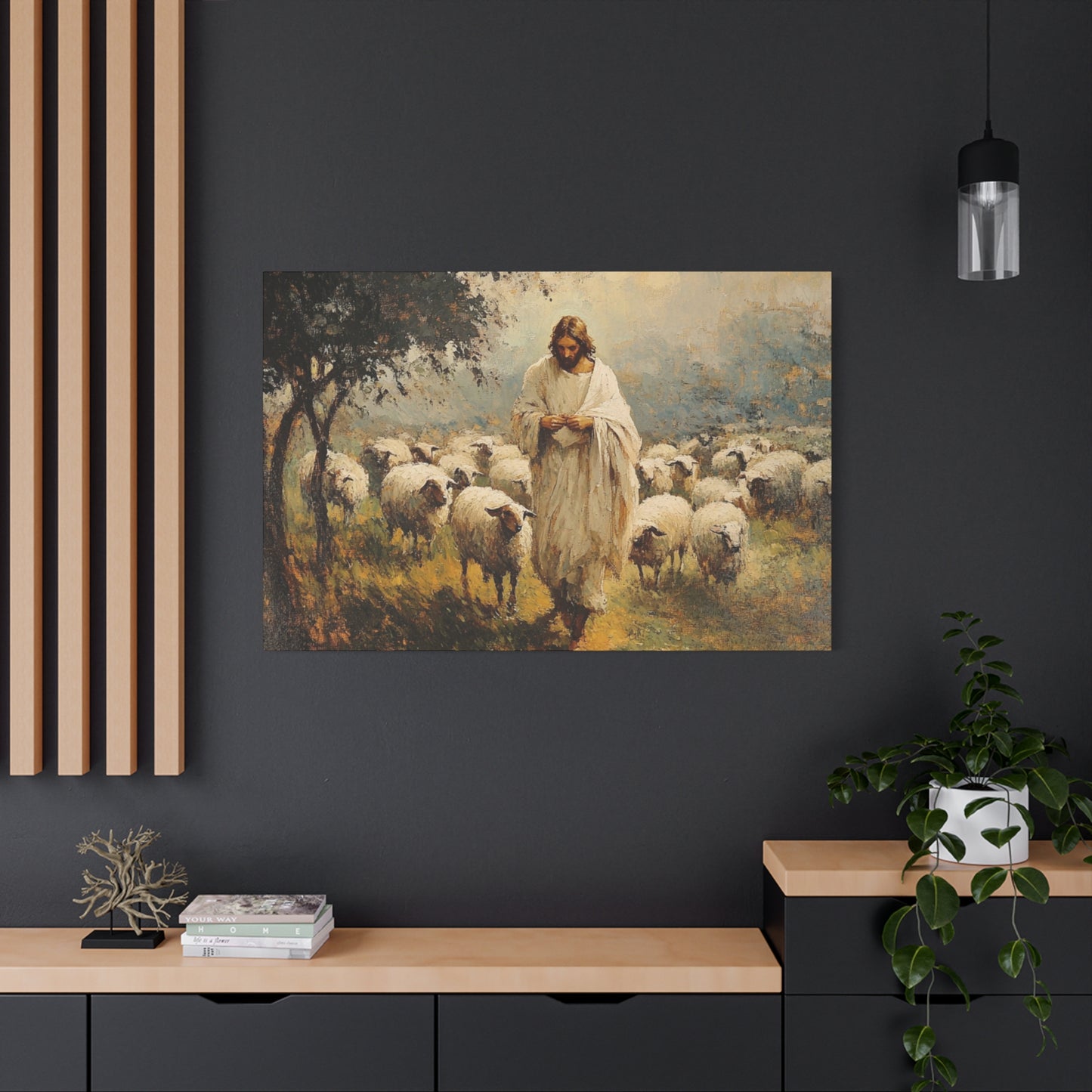 He Is Our Shepered Matte Canvas