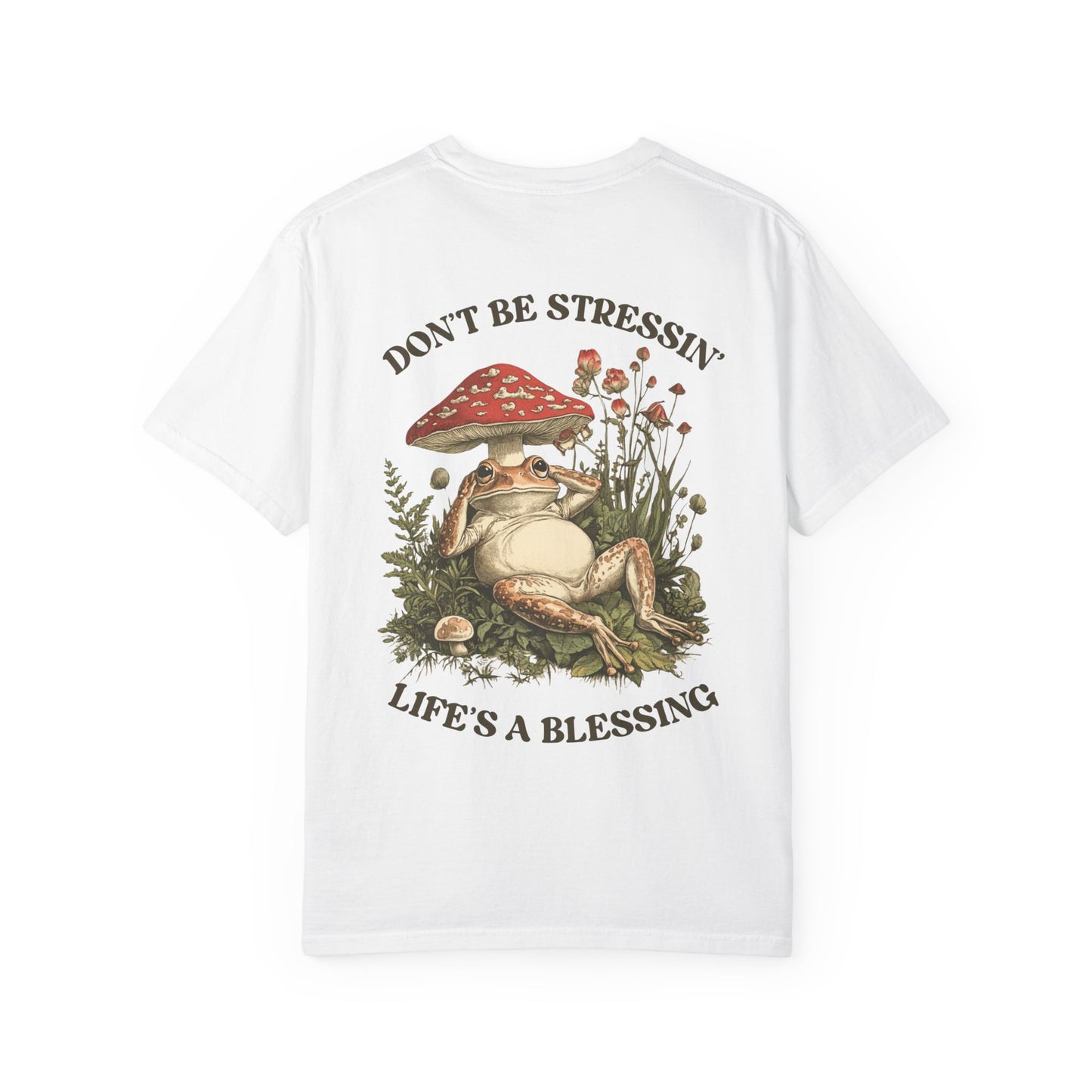 Don't Be Stressin Life's A Blessing Vintage Frog