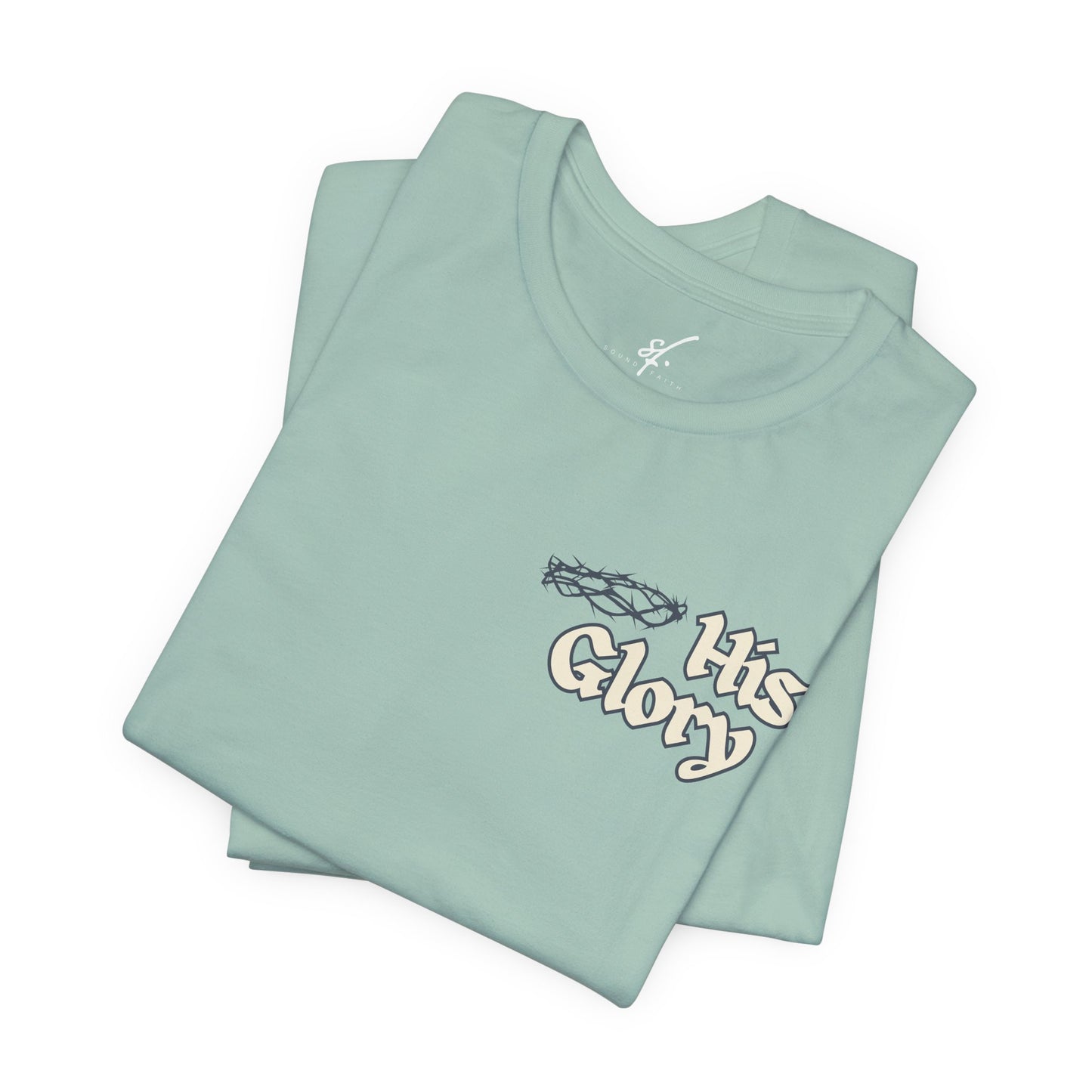 His Glory Blue/Cream Tee