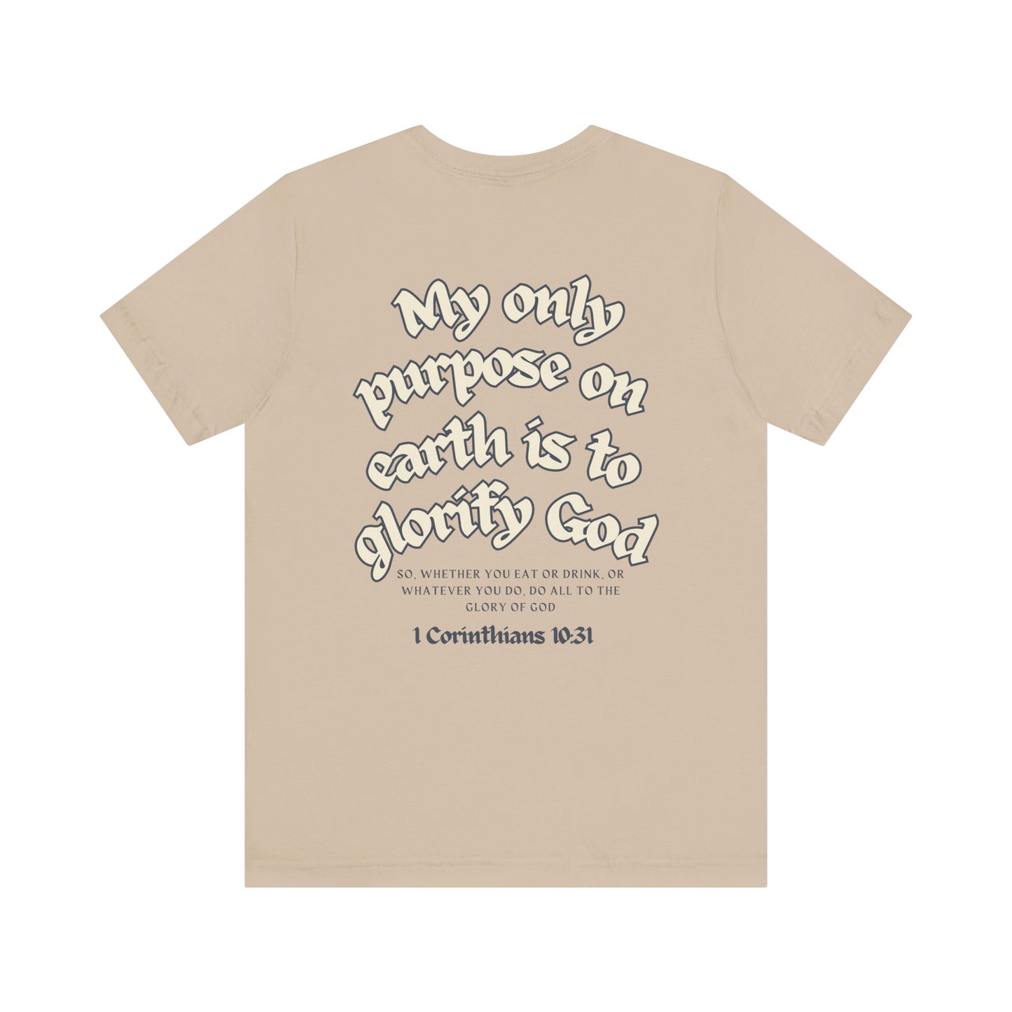 His Glory Blue/Cream Tee
