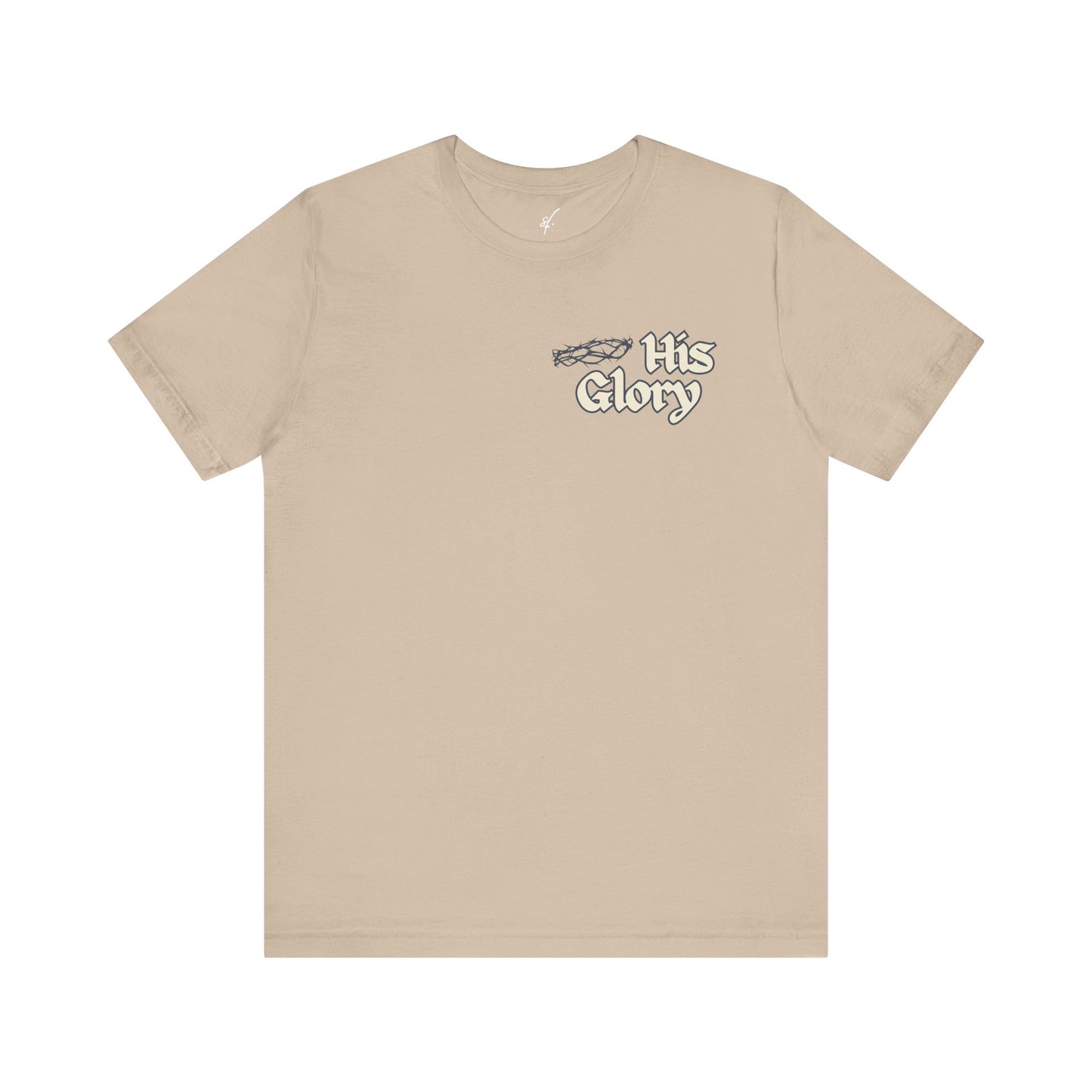 His Glory Blue/Cream Tee