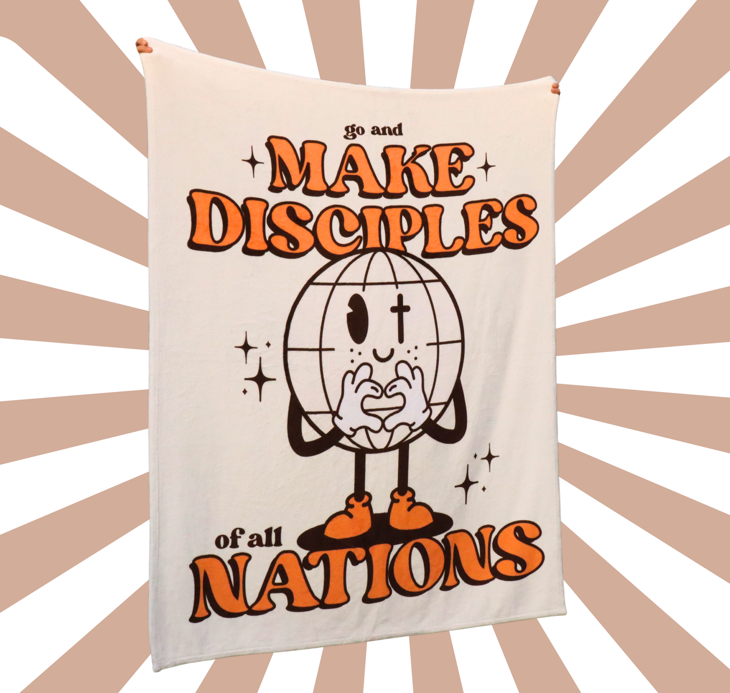 Go & Make Disciples Plush Blanket