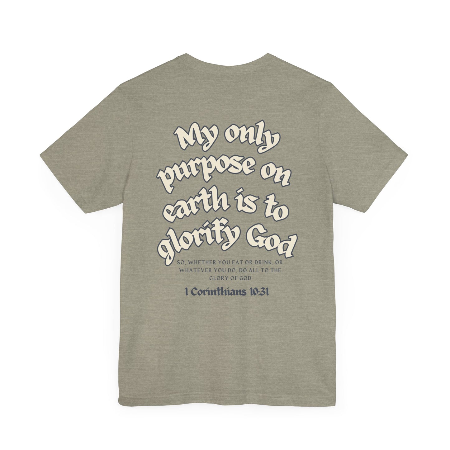 His Glory Blue/Cream Tee