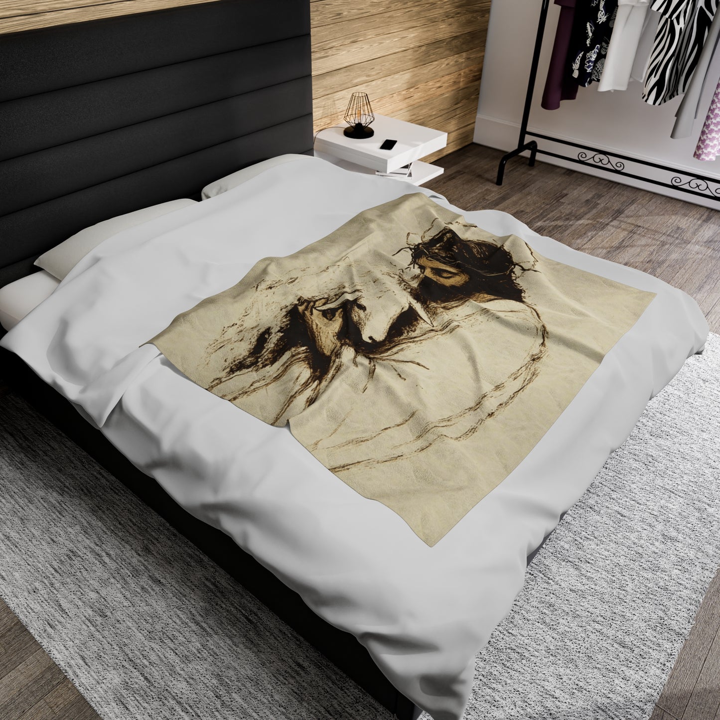 The Lord Is My Sheperd Plush Blanket