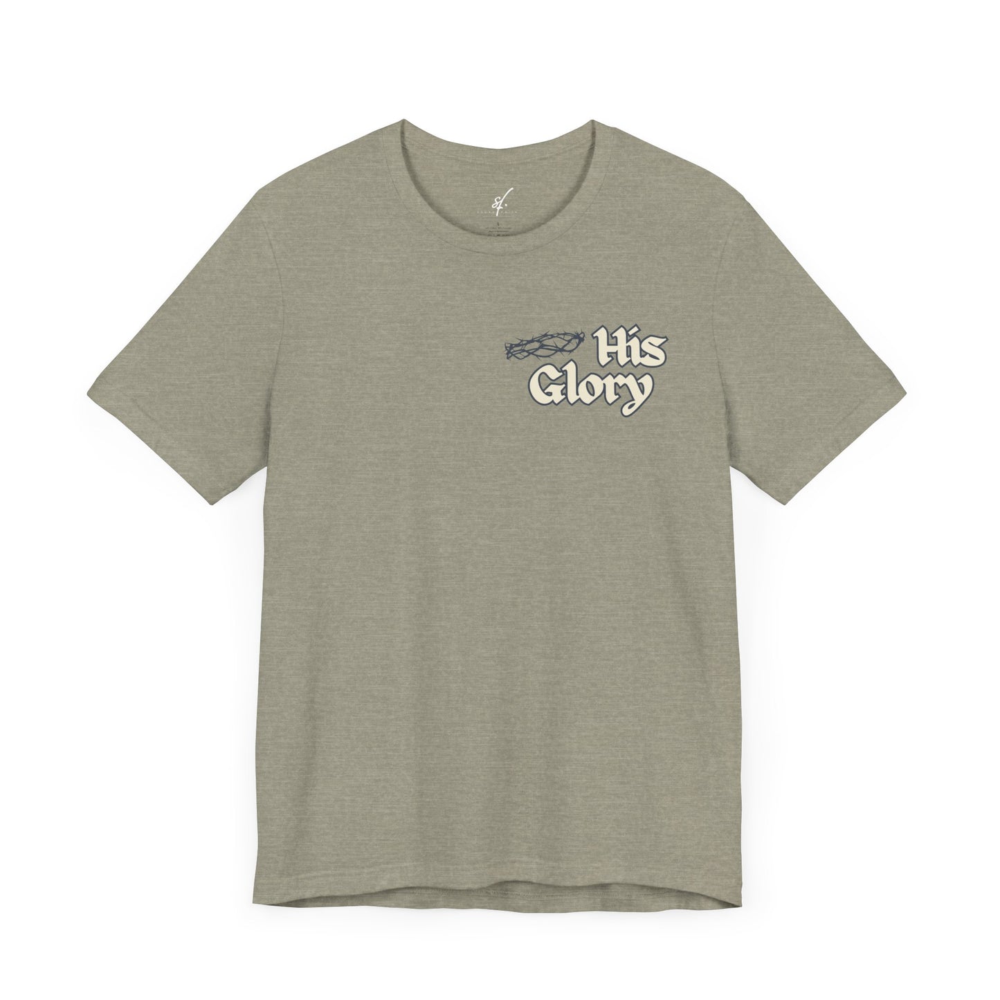 His Glory Blue/Cream Tee