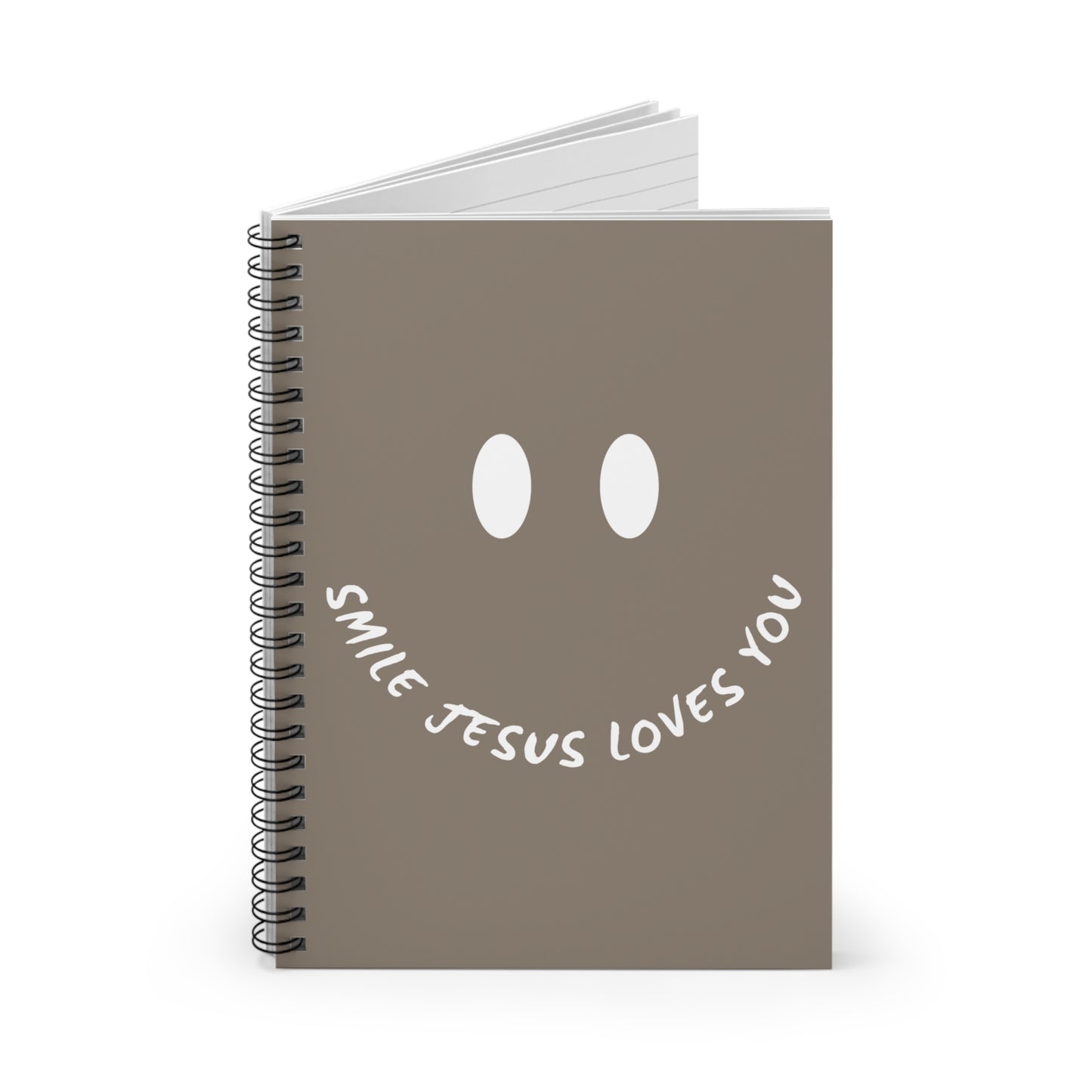 Smile Jesus Loves You Spiral Notebook - Ruled Line