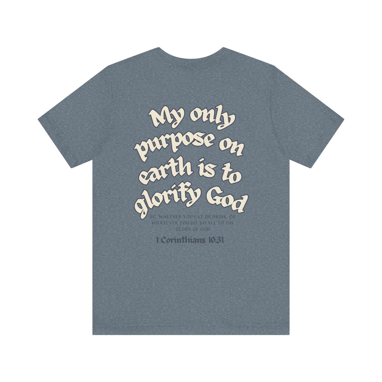 His Glory Blue/Cream Tee